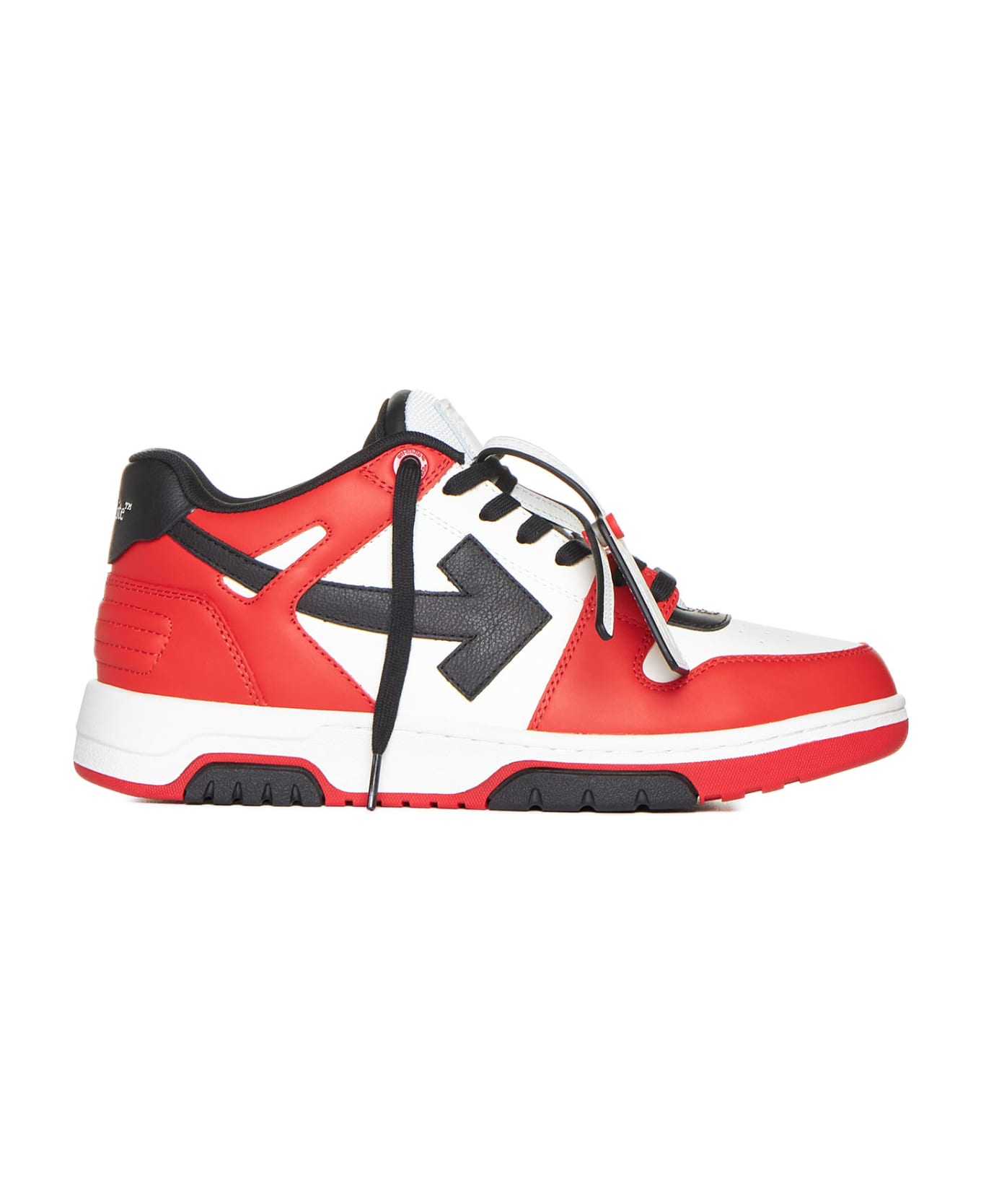 Off-White Out Of Office Low Top Sneakers - Red black