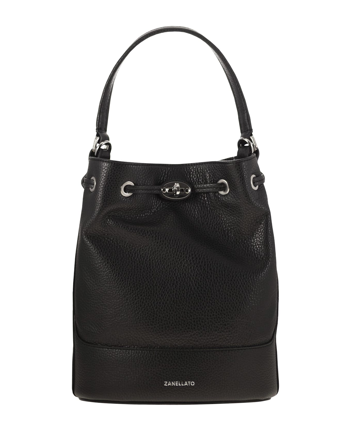 Zanellato Monda
 - Leather Bucket Bag - Black