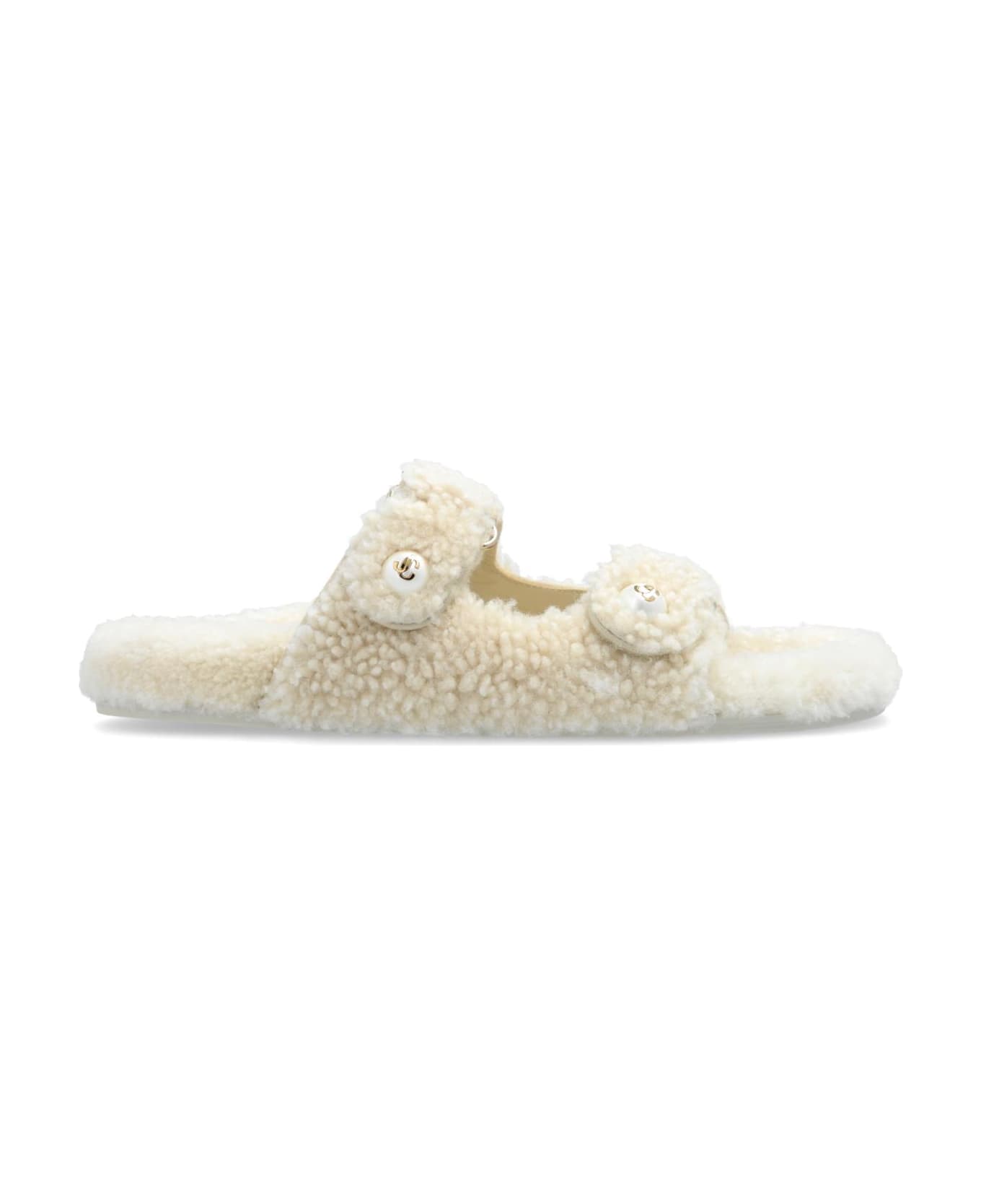 Jimmy Choo Slippers Fayence - WHITE