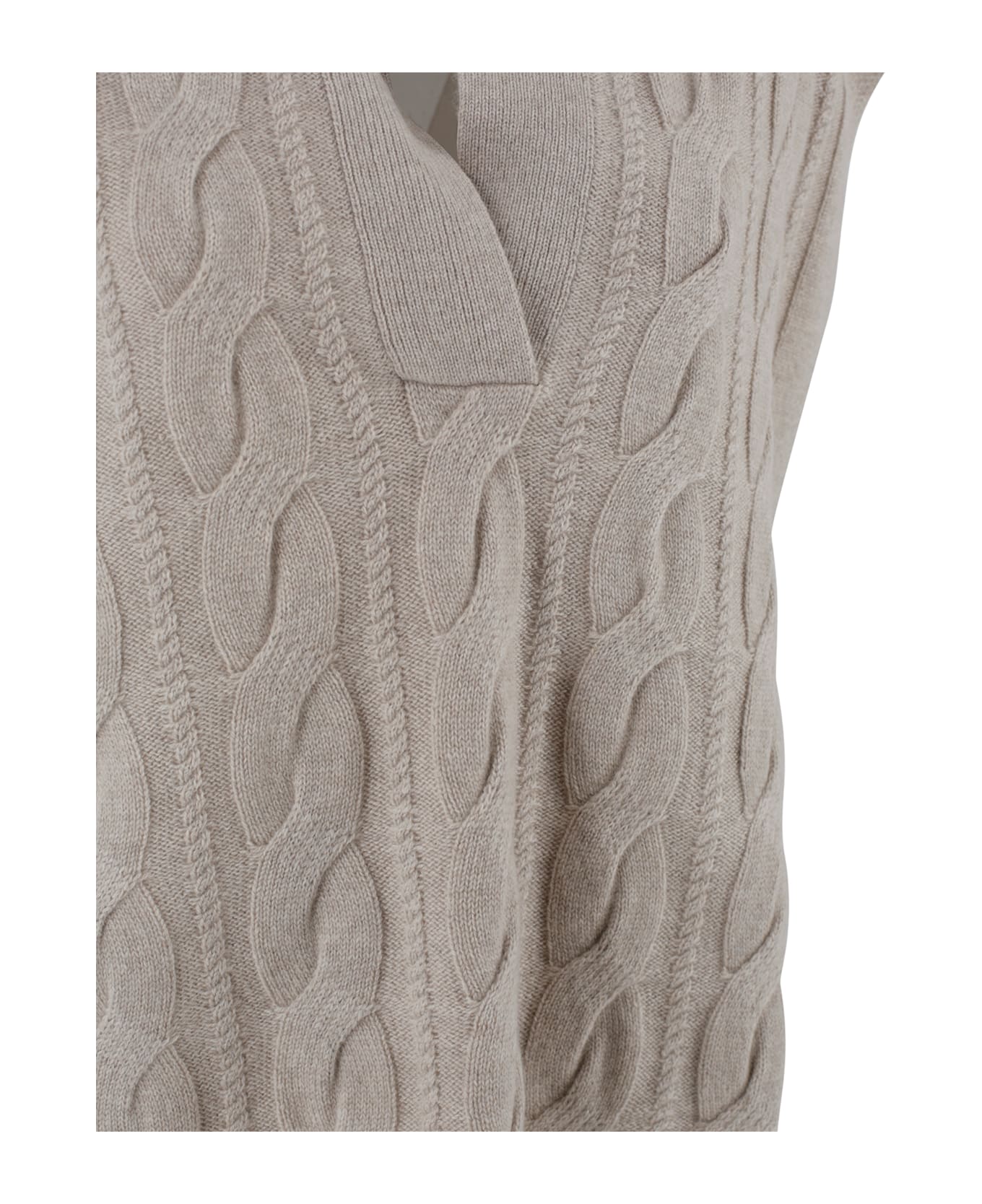Max Mara Studio Gilet - Beige