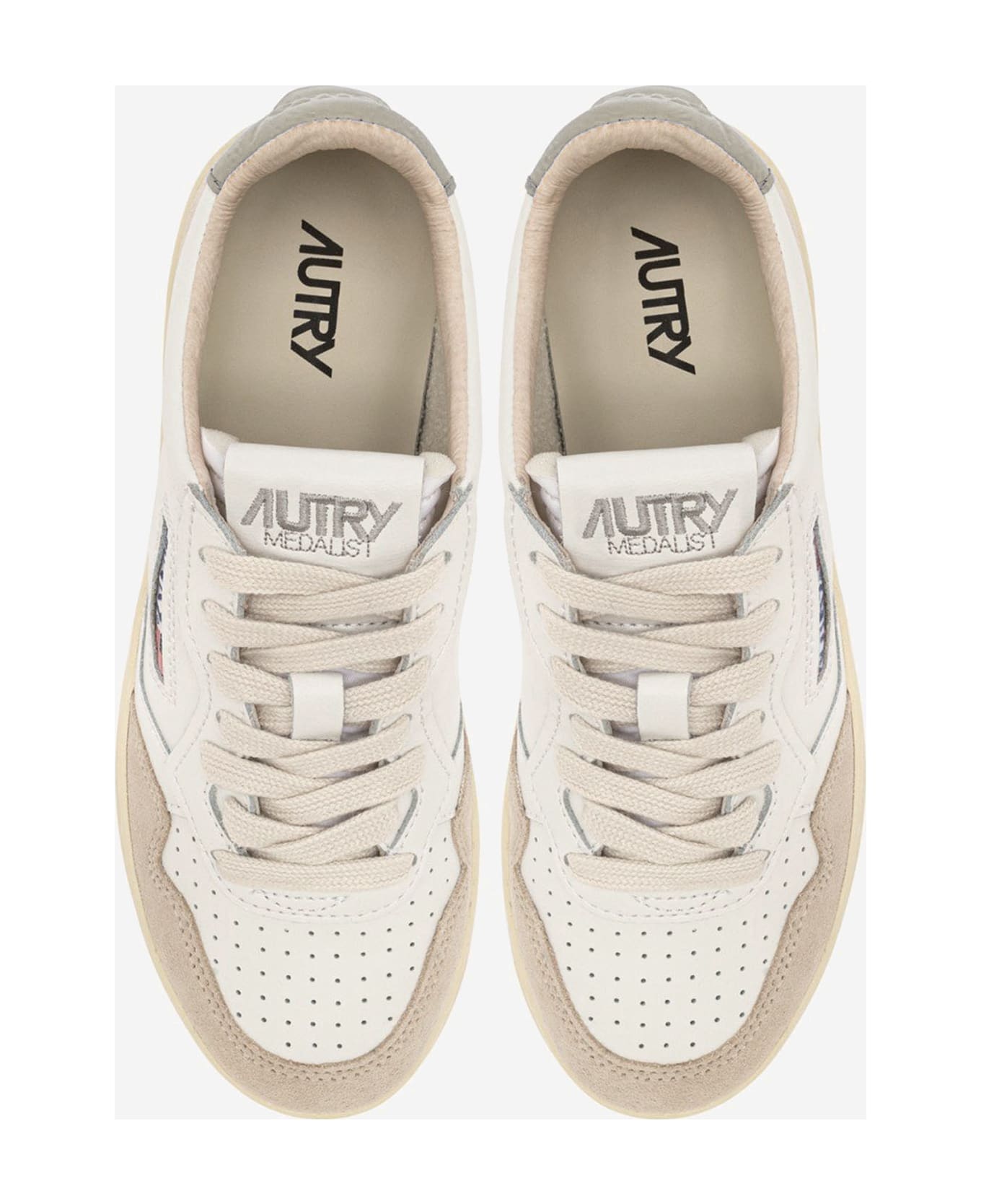 Autry Medalist Low Sneakers - Beige