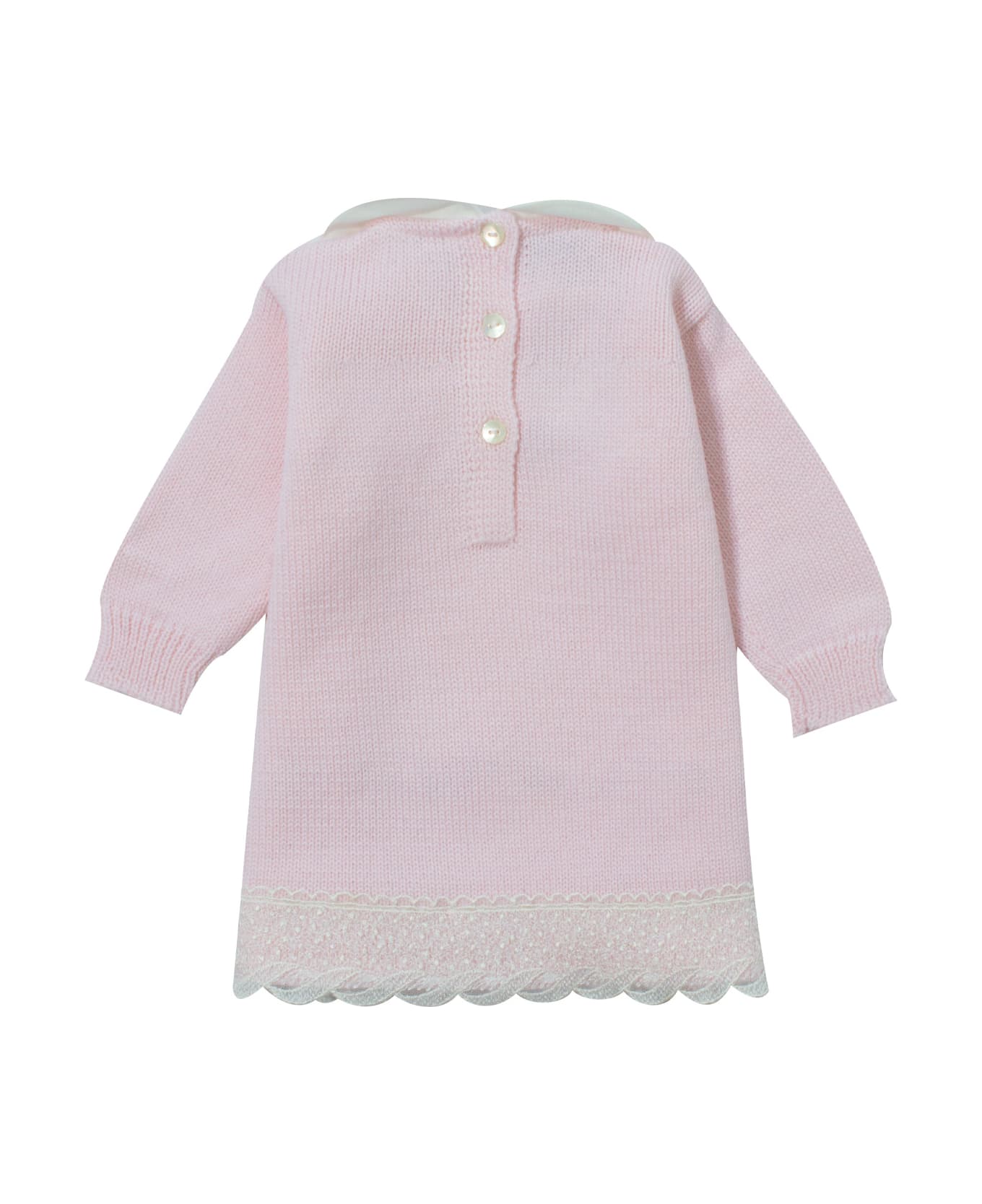 Piccola Giuggiola Wool Knit Dress - Rose ワンピース＆ドレス