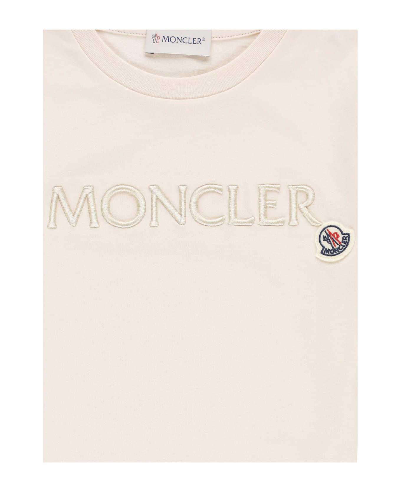 Moncler Logoed T-shirt - Pink