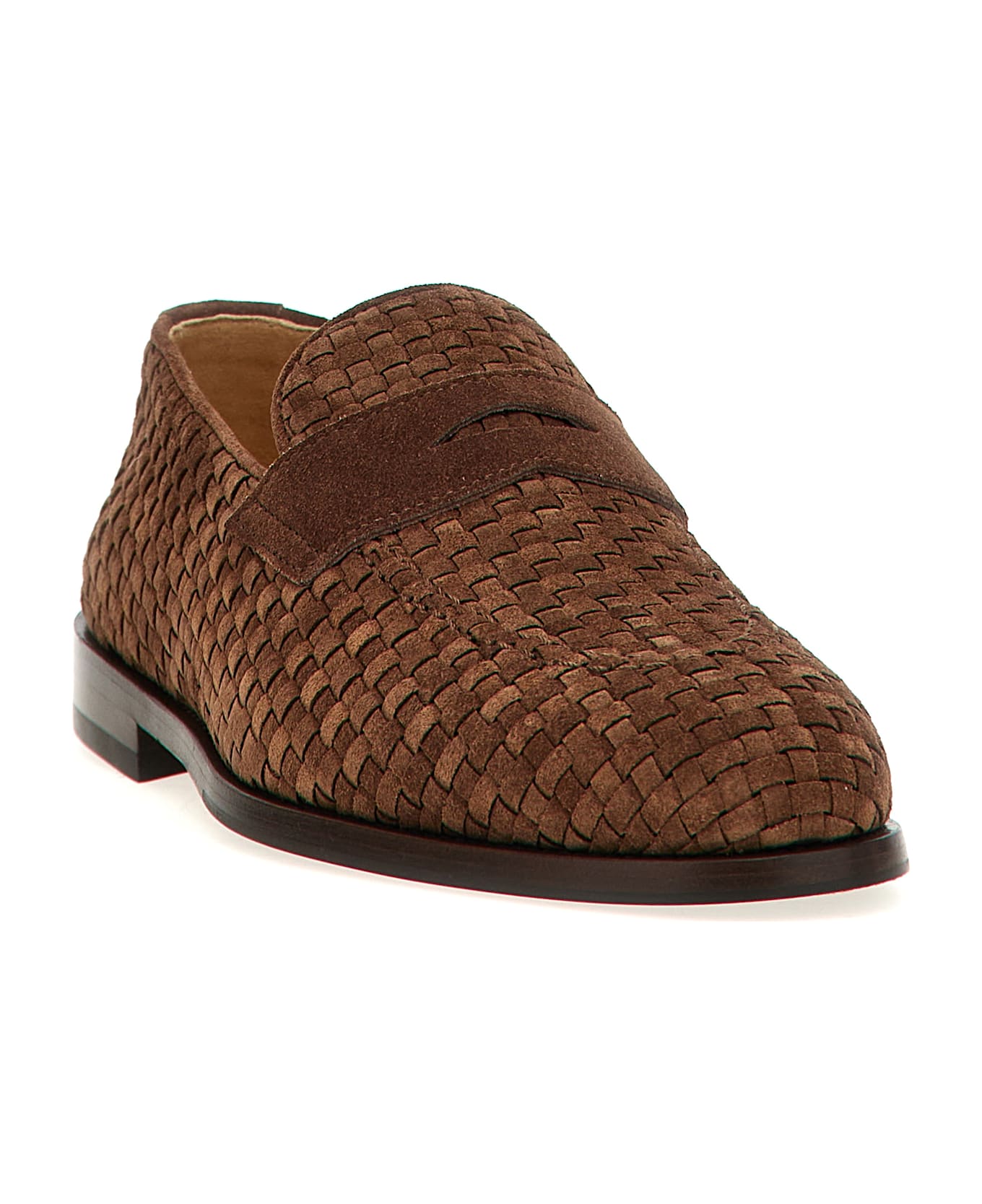 Brunello Cucinelli 'penny Loafer' Loafers - Brown