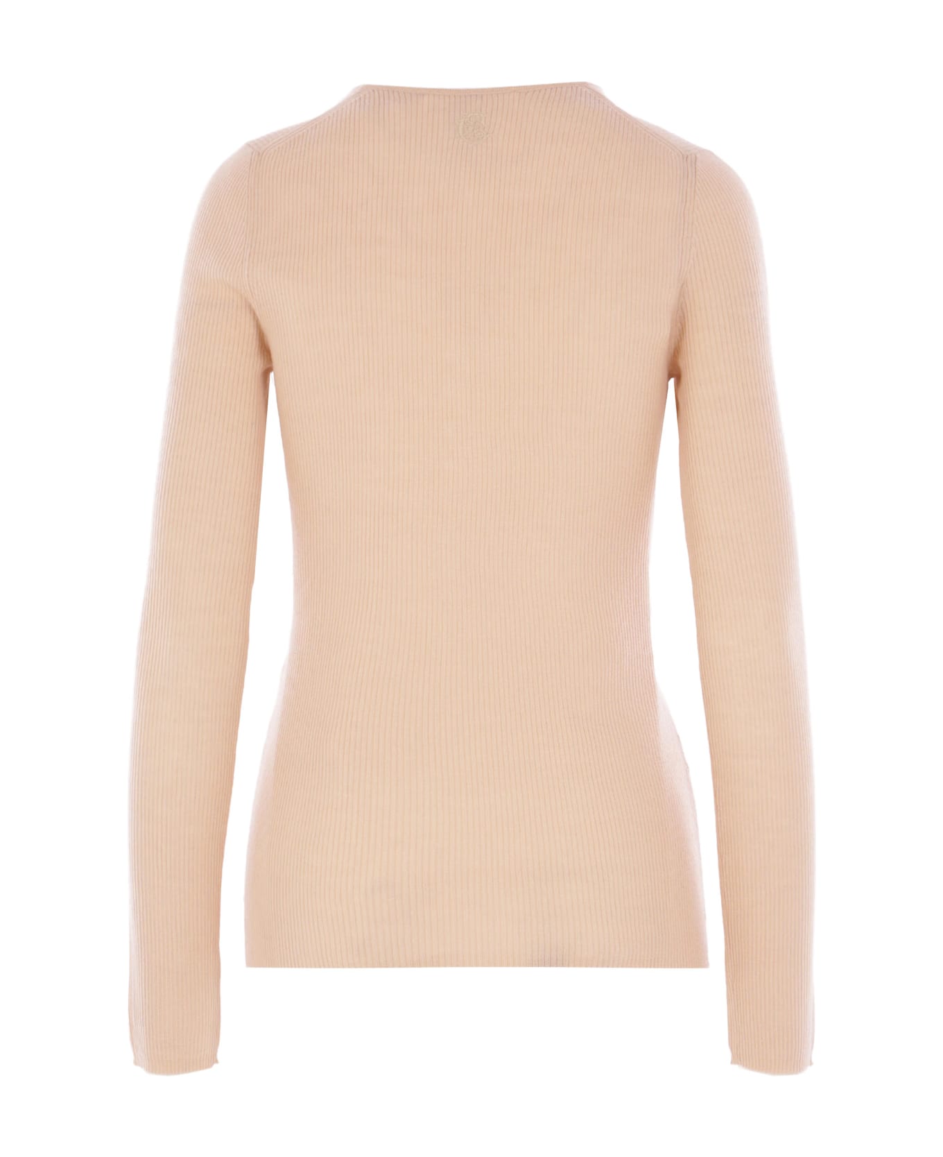 Chloé Ribbed Wool Sweater - Honey Pink