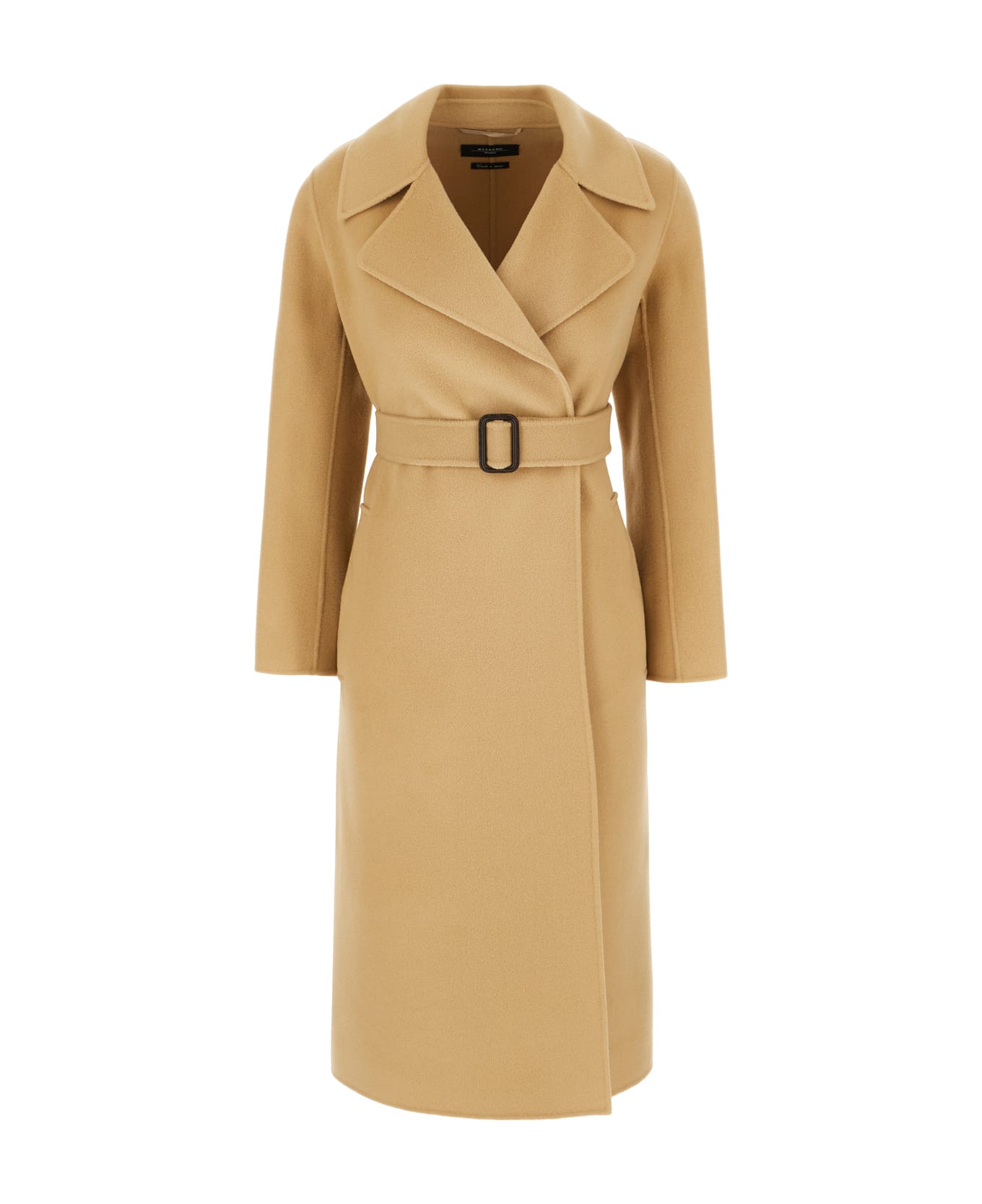 Weekend Max Mara Camel Wool Manu Coat - Beige
