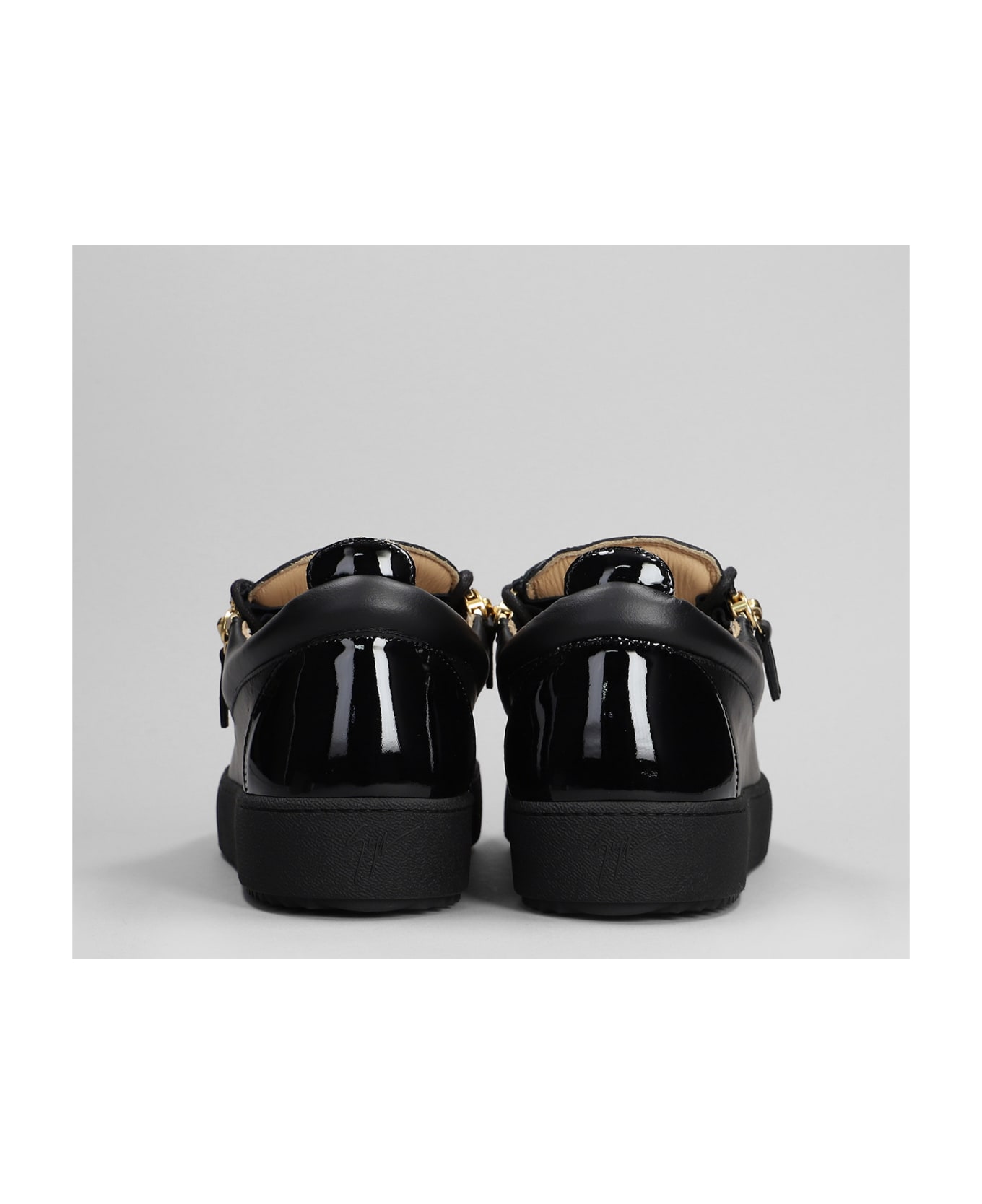 Giuseppe Zanotti Frankie Sneakers In Black Leather - black
