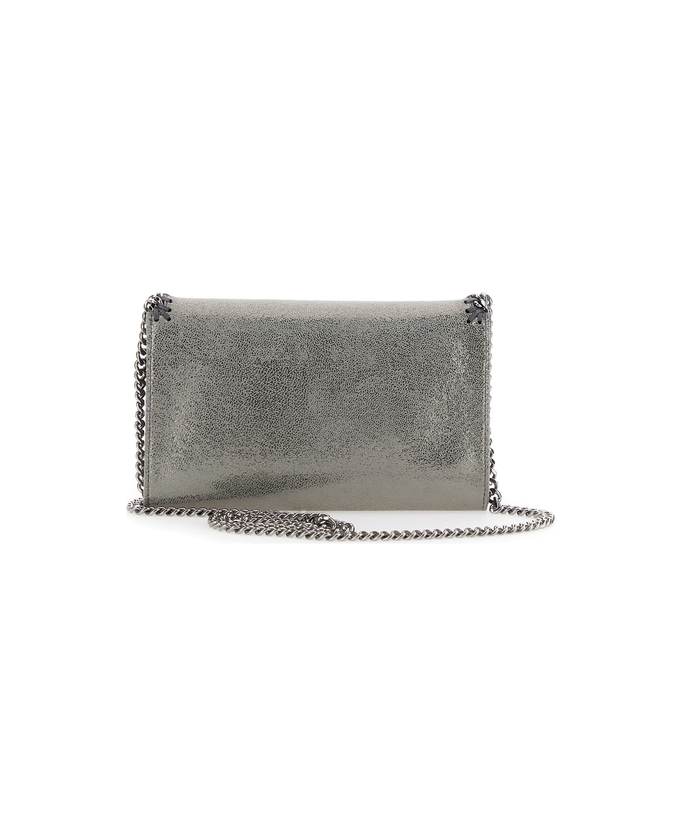 Stella McCartney 
falabella
 Metallic Crossbody Bag With Chain-link Shoulder Strap And Metallic Effect In Ecoleather Woman - Metallic
