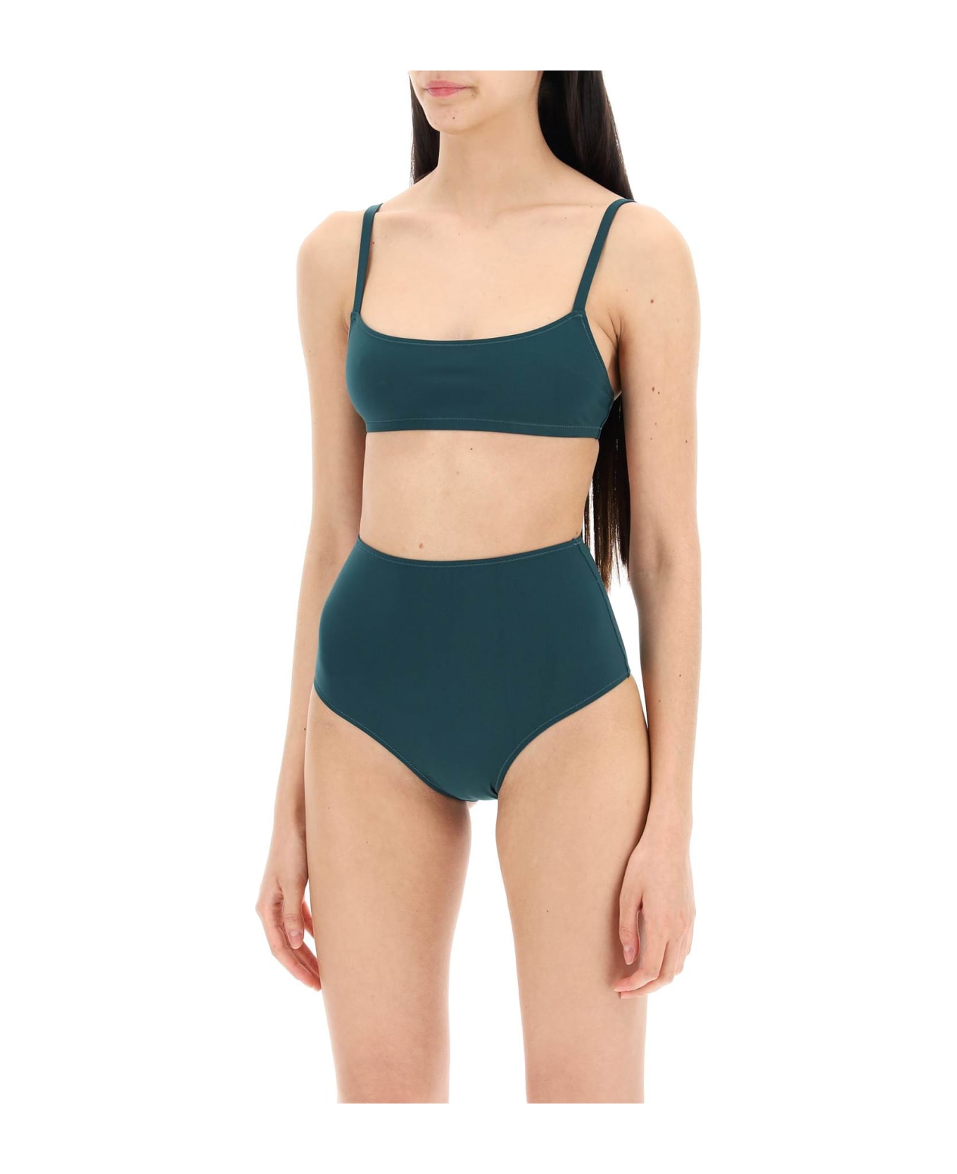 Lido Eleven High Waist Bikini Set - INDIAN JADE (Green)