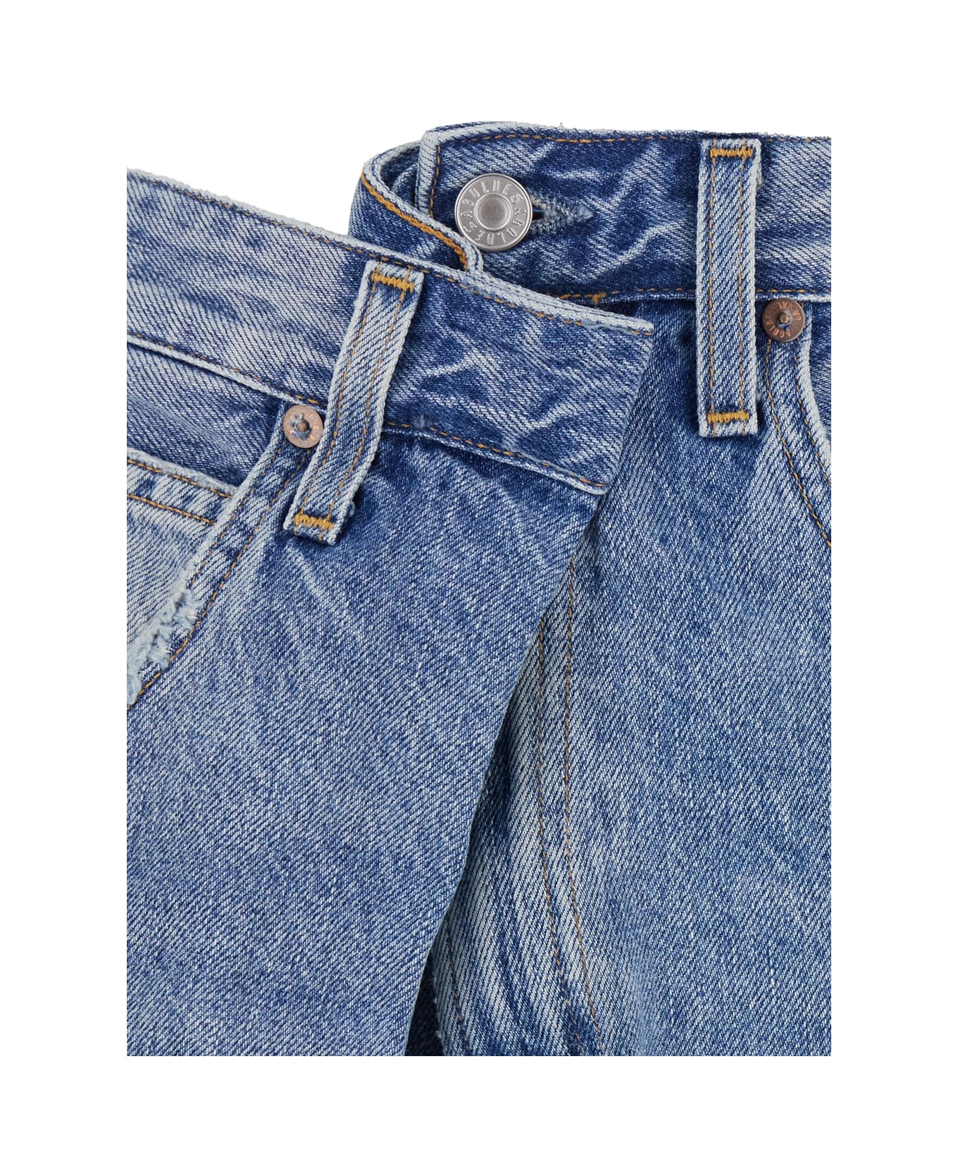 AGOLDE Vana Fold Jean In Mantra - Blu