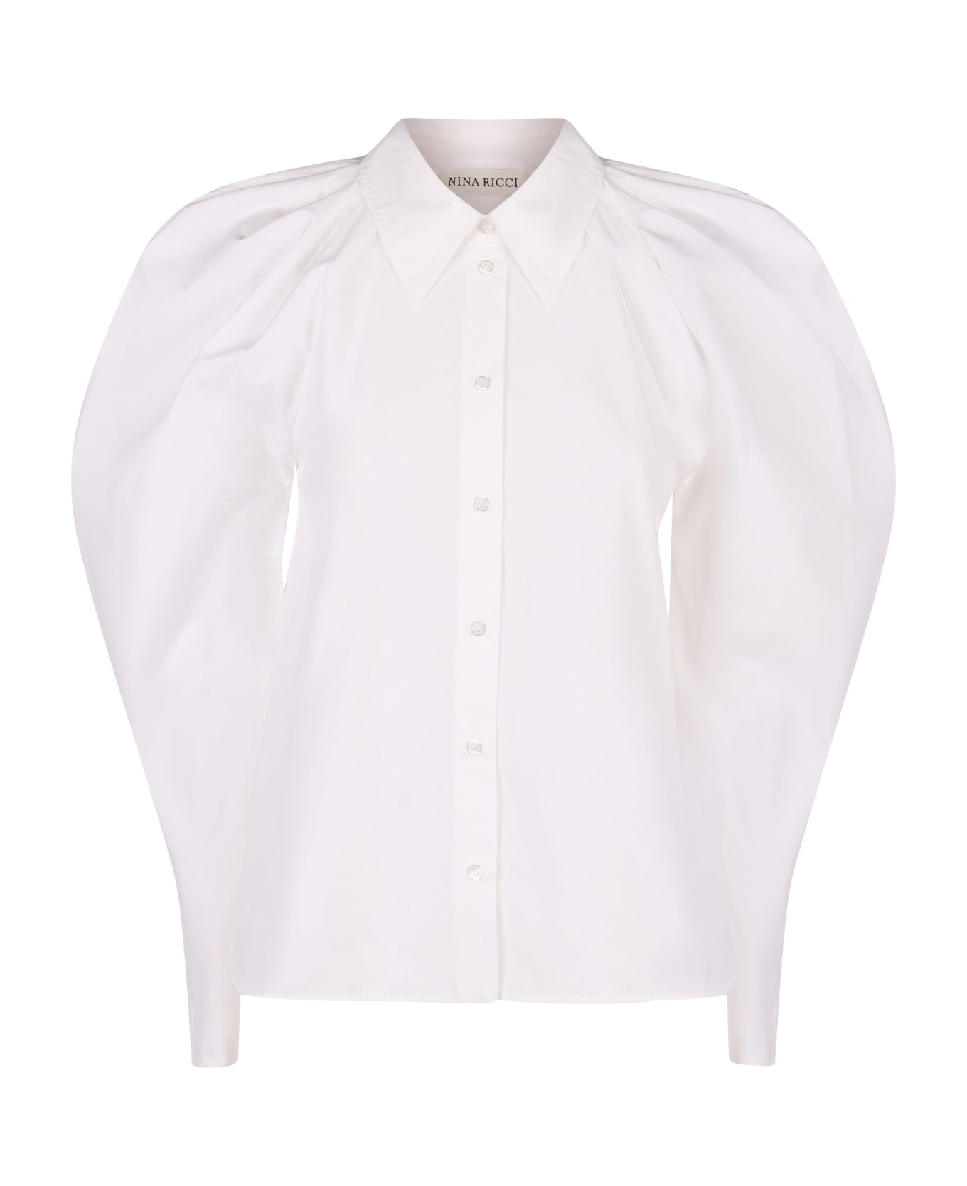Nina Ricci Cotton Shirt - WHITE