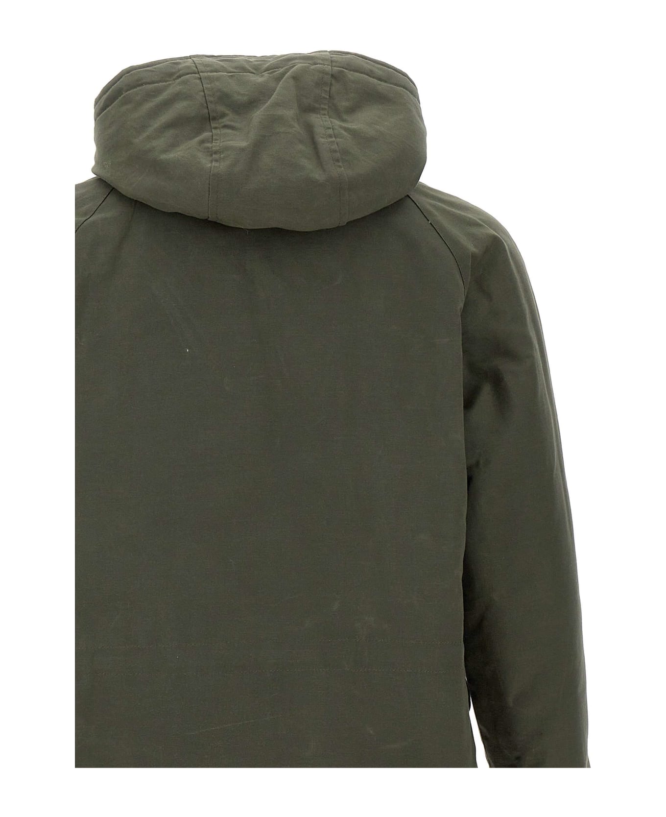 Fay Archive Parka In Green Cotton - GREEN