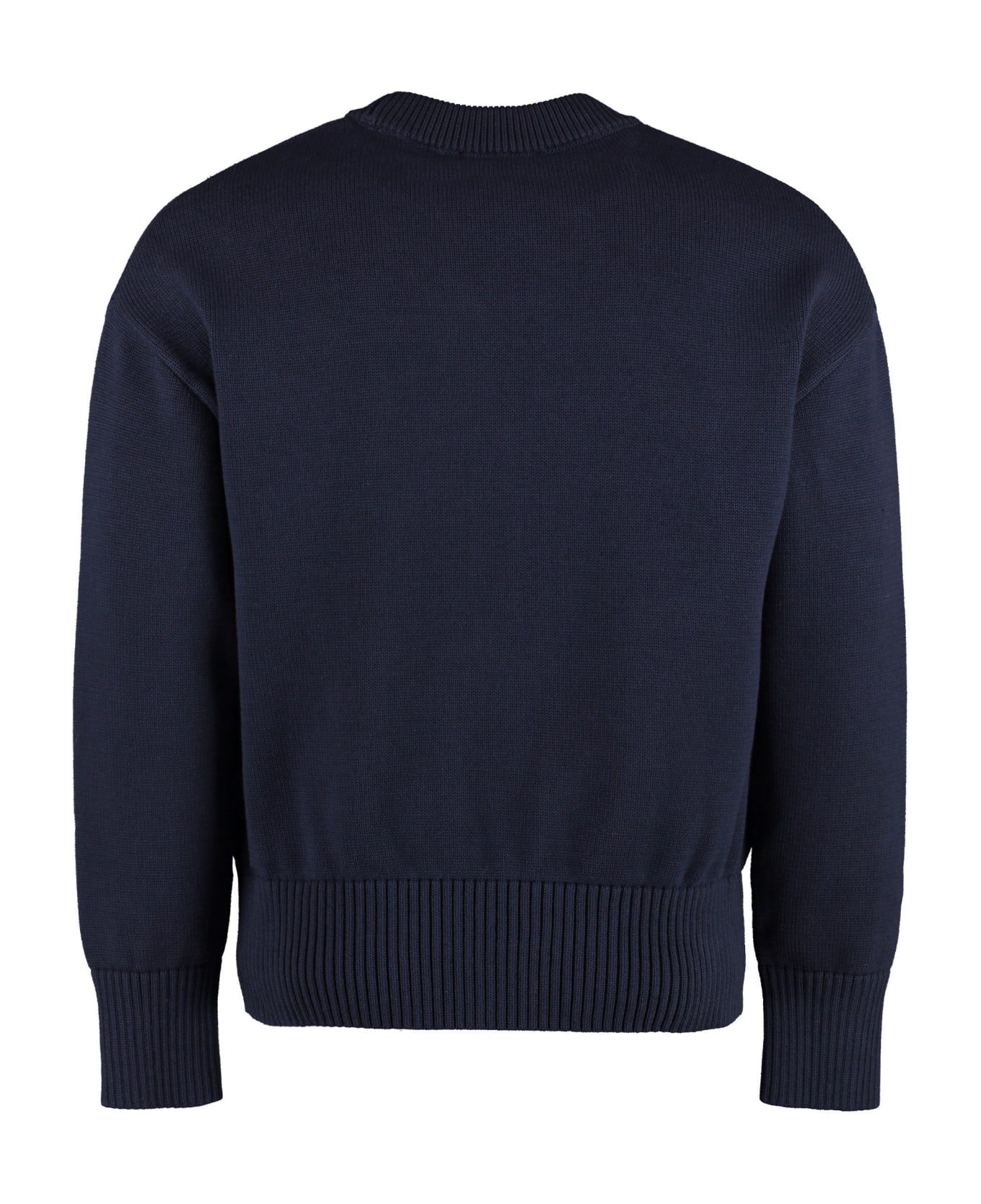 Ami Alexandre Mattiussi Long Sleeve Crew-neck Sweater - blue ニットウェア
