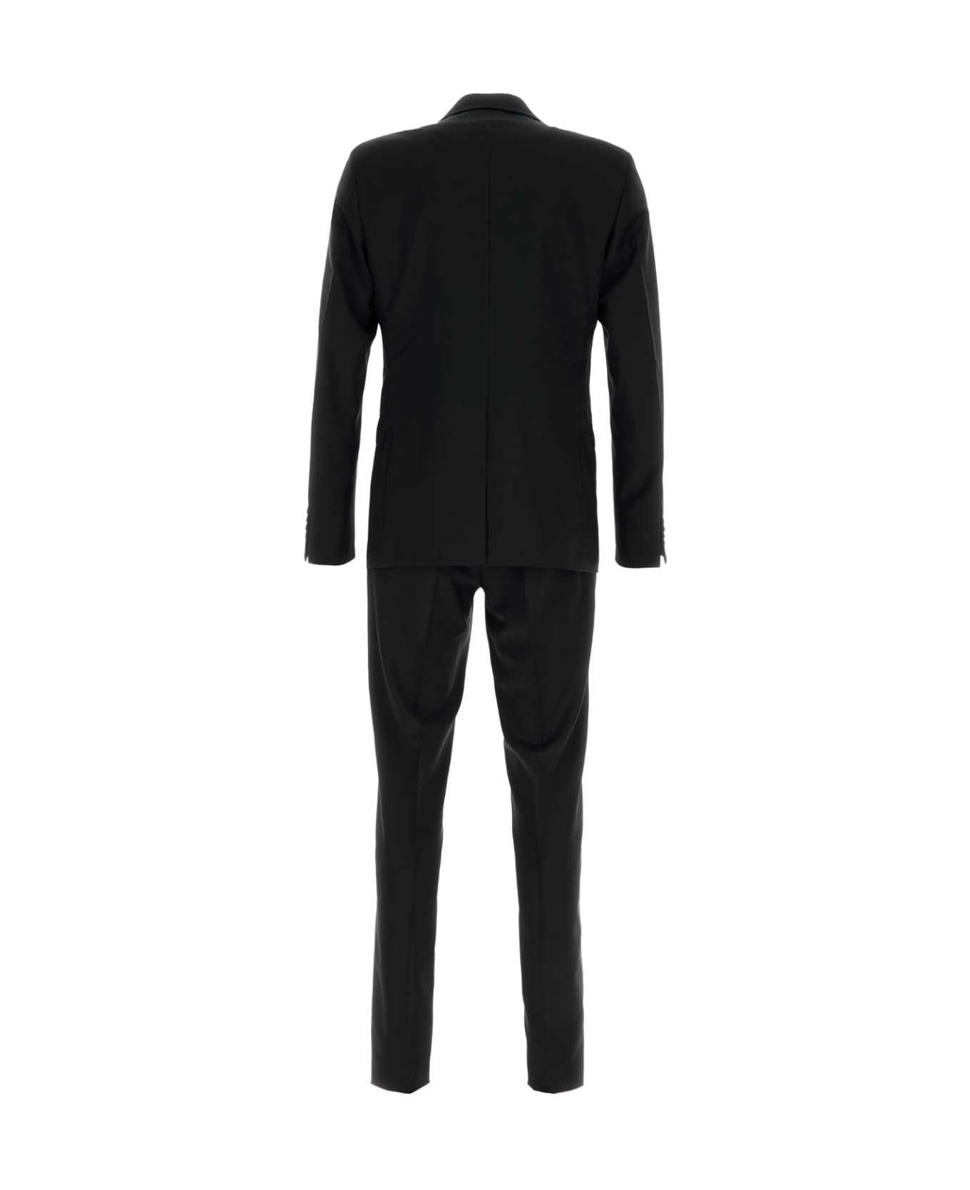 Prada Black Wool Blend Suit - NERO