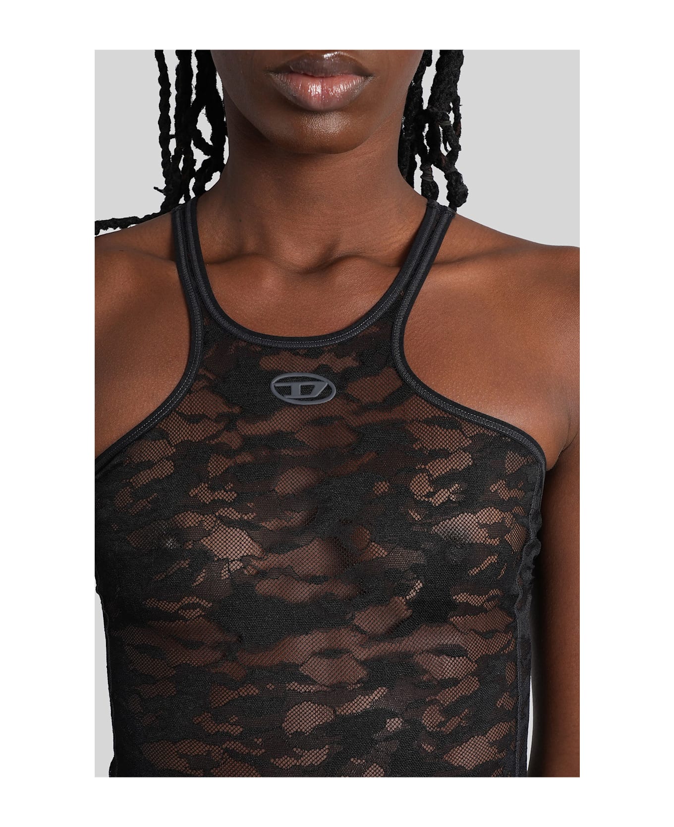 Diesel Christie-utlt Body In Black Polyester - black