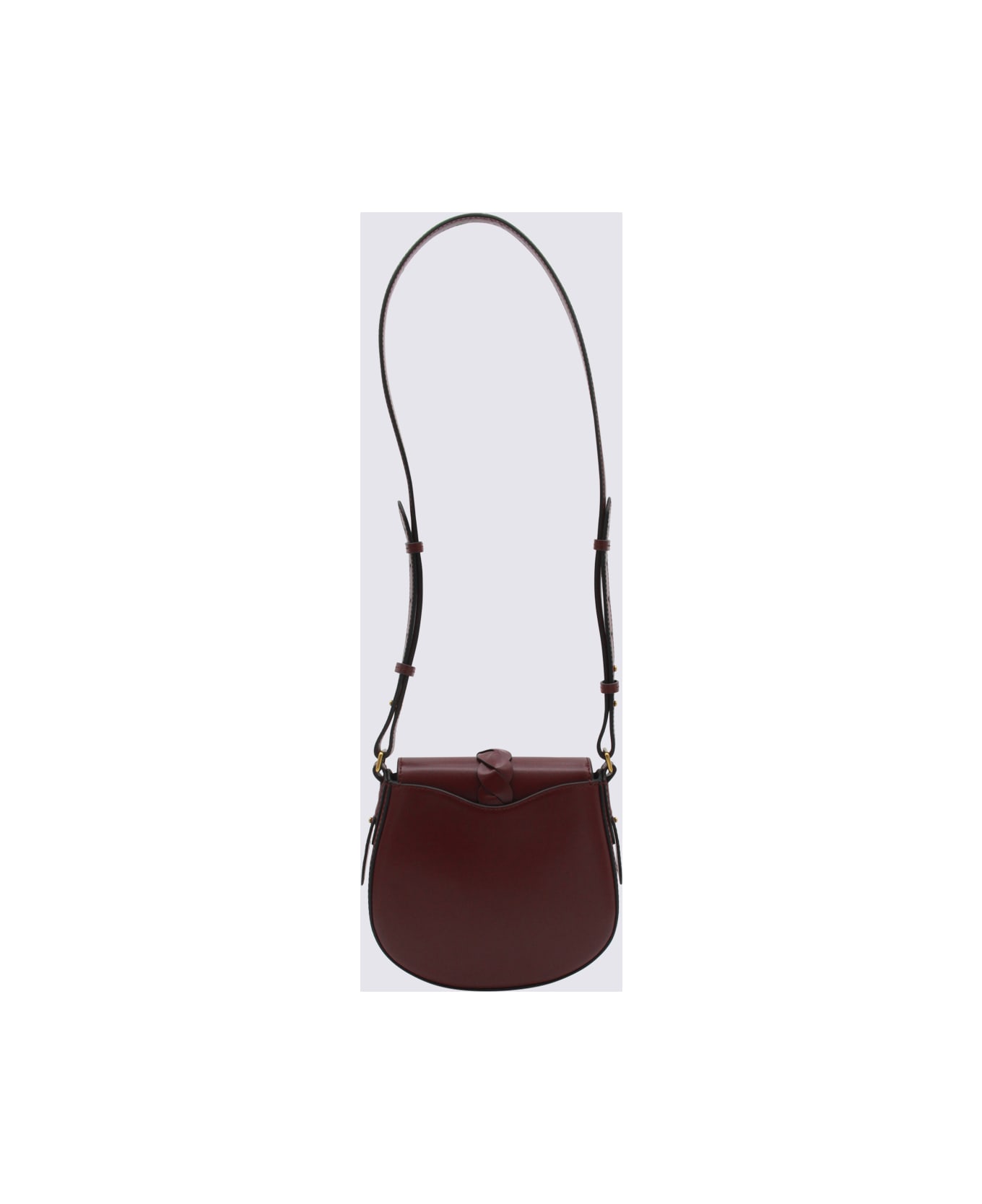Isabel Marant Dark Red Leather Shoulder Bag - Purple
