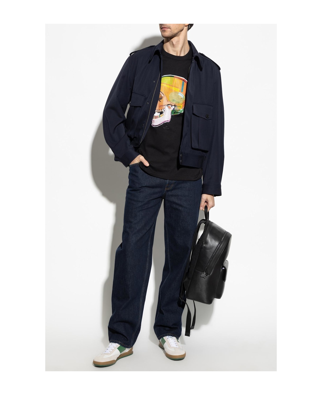 Paul Smith Ps Paul Smith T-shirt With Print - BLACK