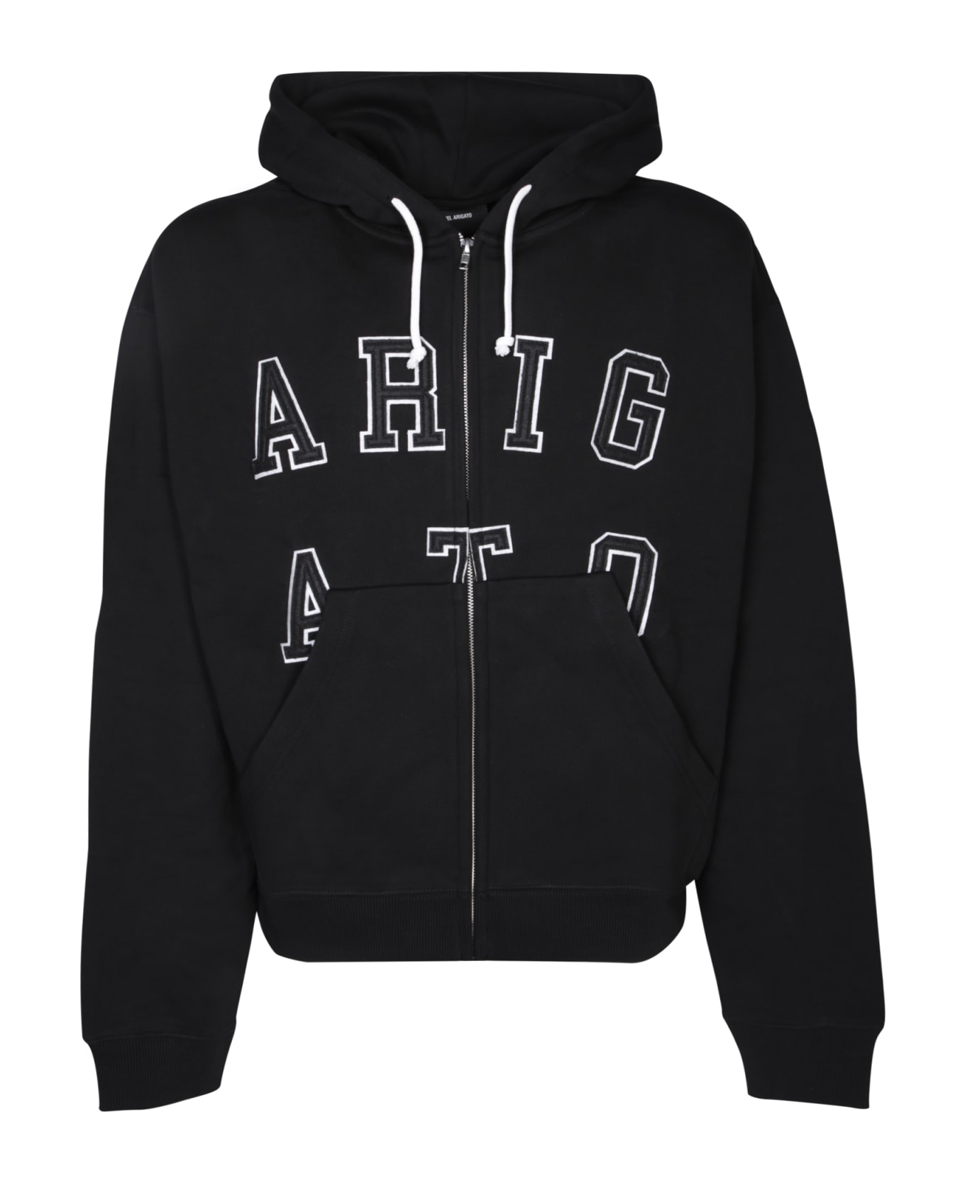 Axel Arigato Logo-lettering Hoodie - Black フリース