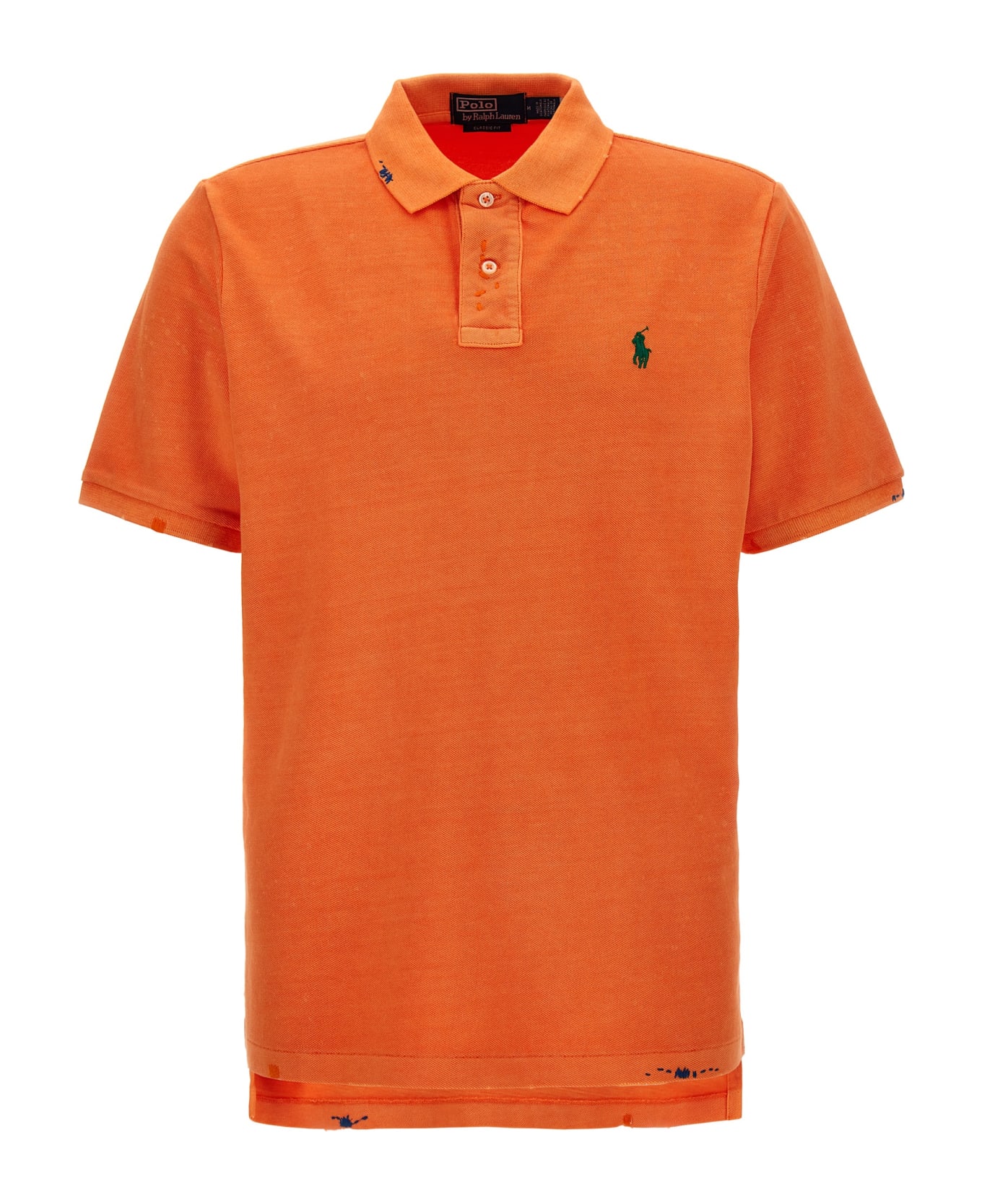 Polo Ralph Lauren Logo Embroidery Polo Shirt - Orange