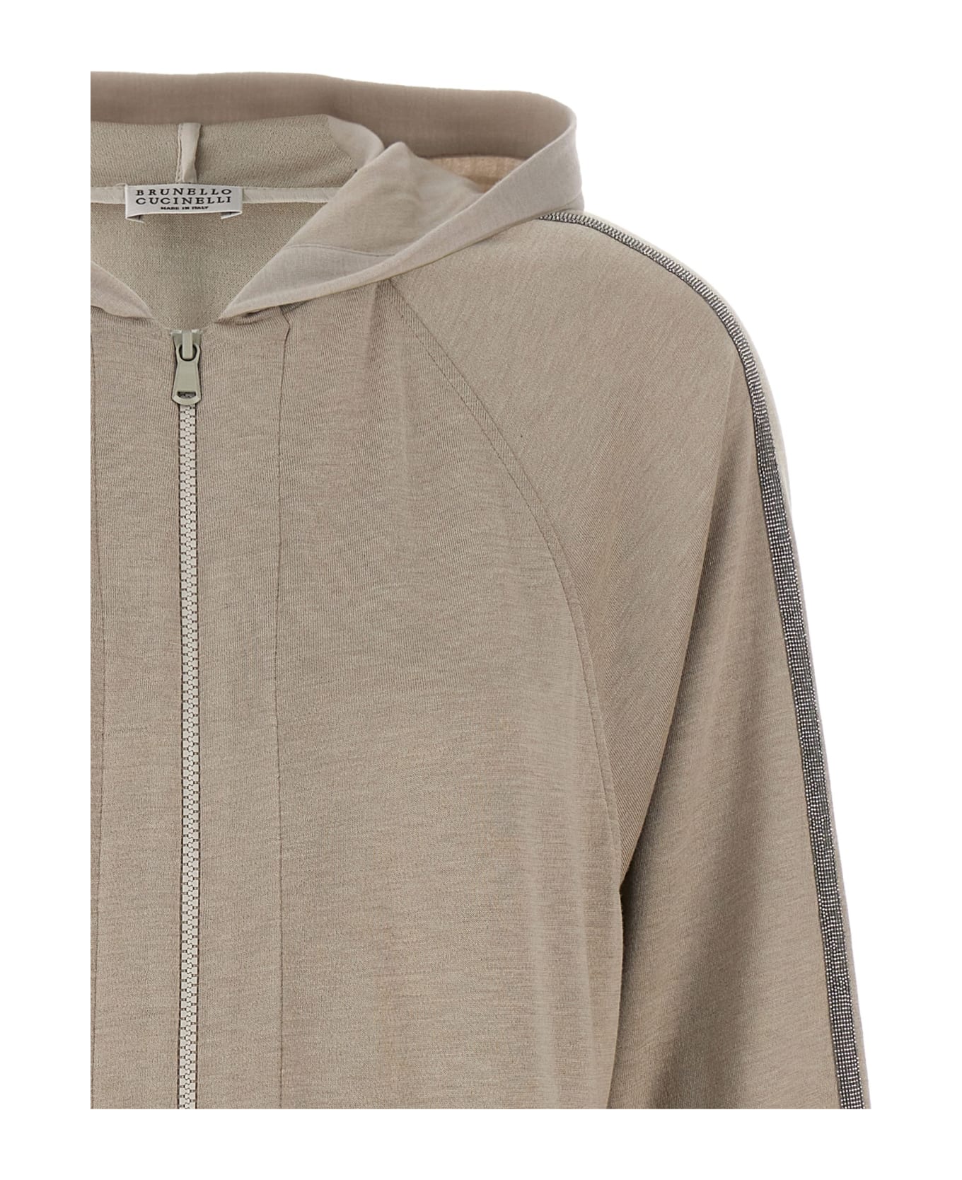 Brunello Cucinelli 
monile
 Sweatshirt - Beige