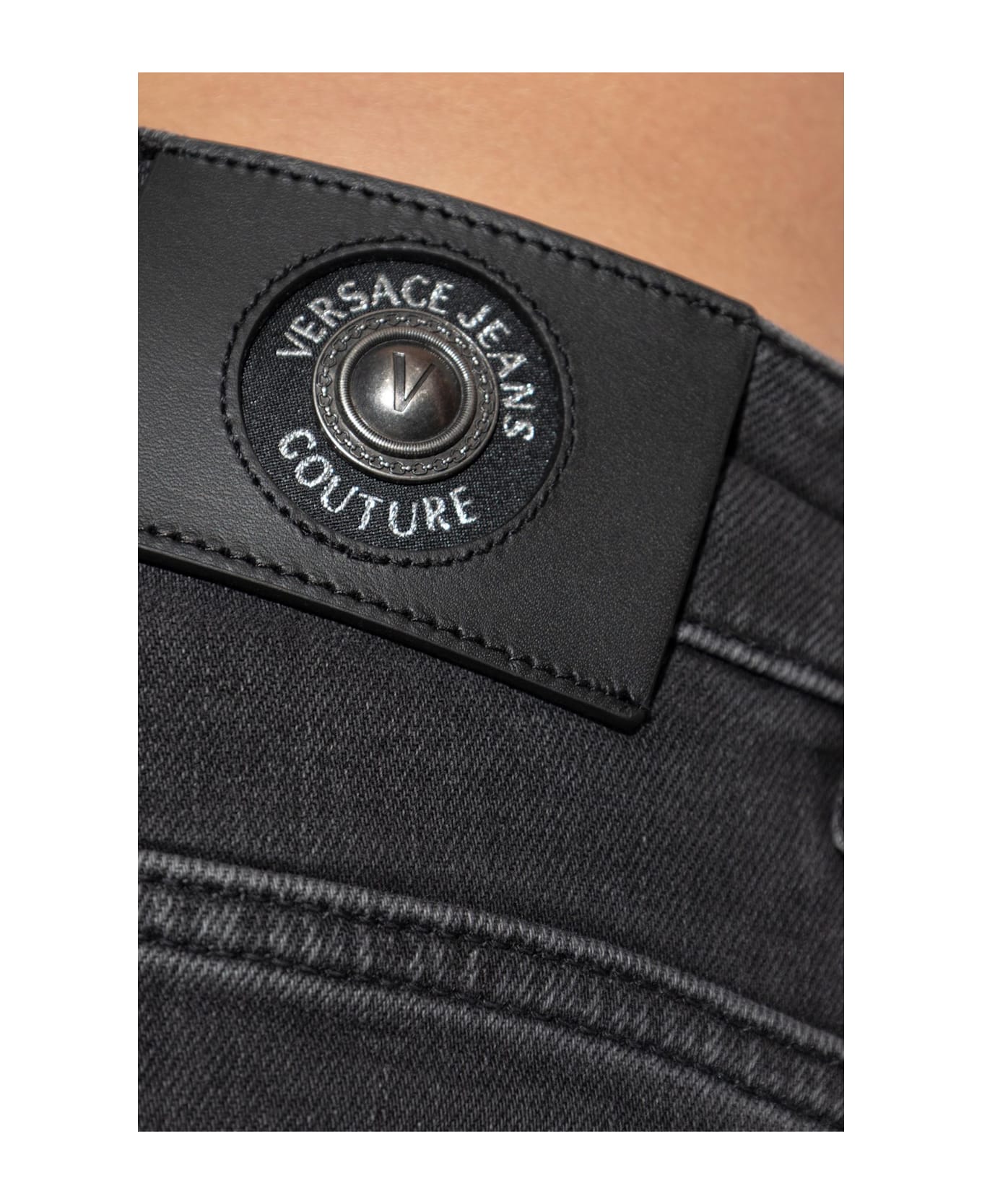 Versace Jeans Couture Jeans With Tapered Legs - black