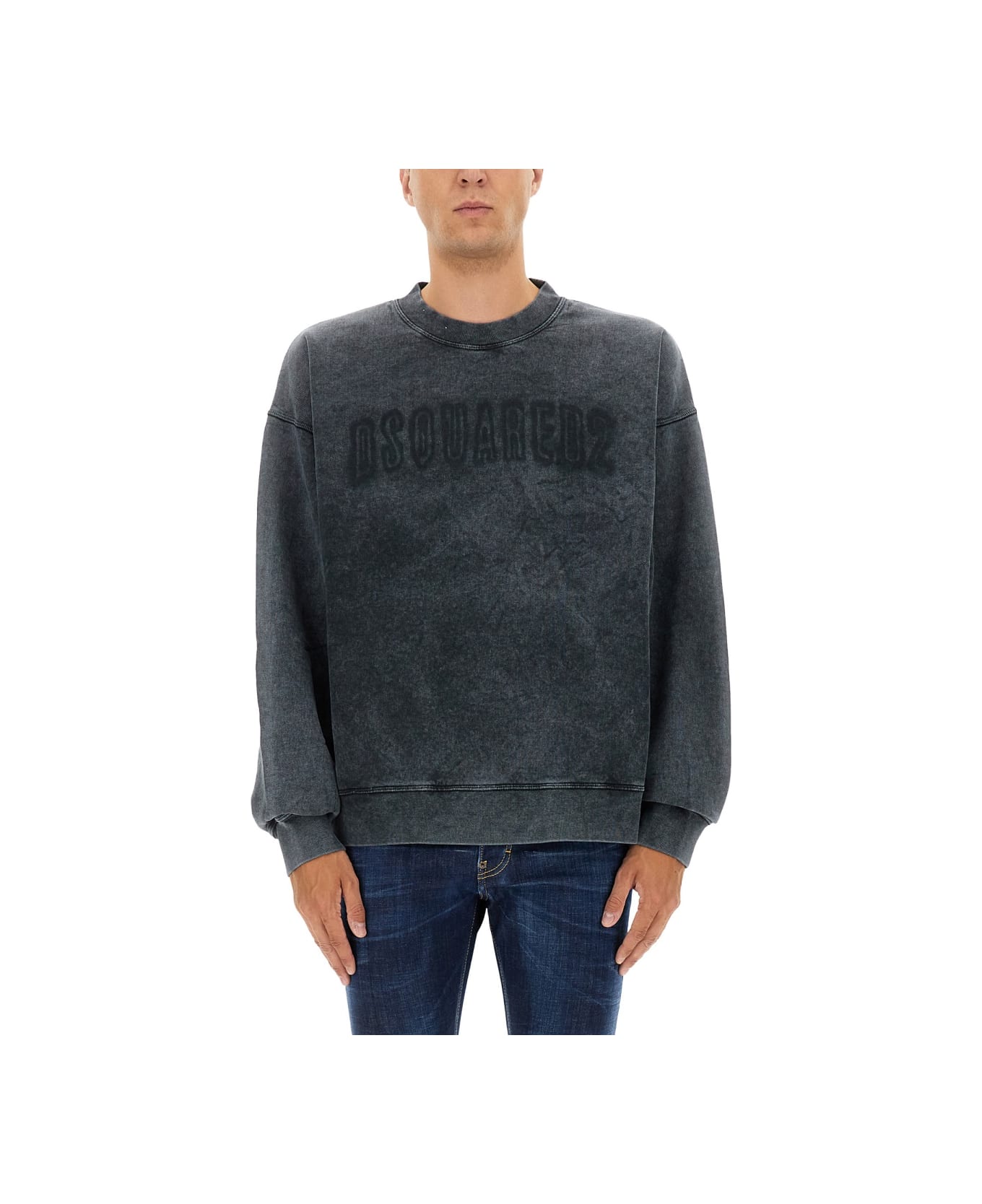 Dsquared2 Sweatshirt With Logo - GREY