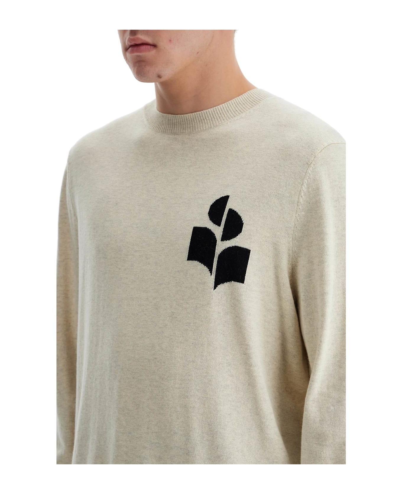 Isabel Marant 
evans Cotton And Wool Pullover - IVORY