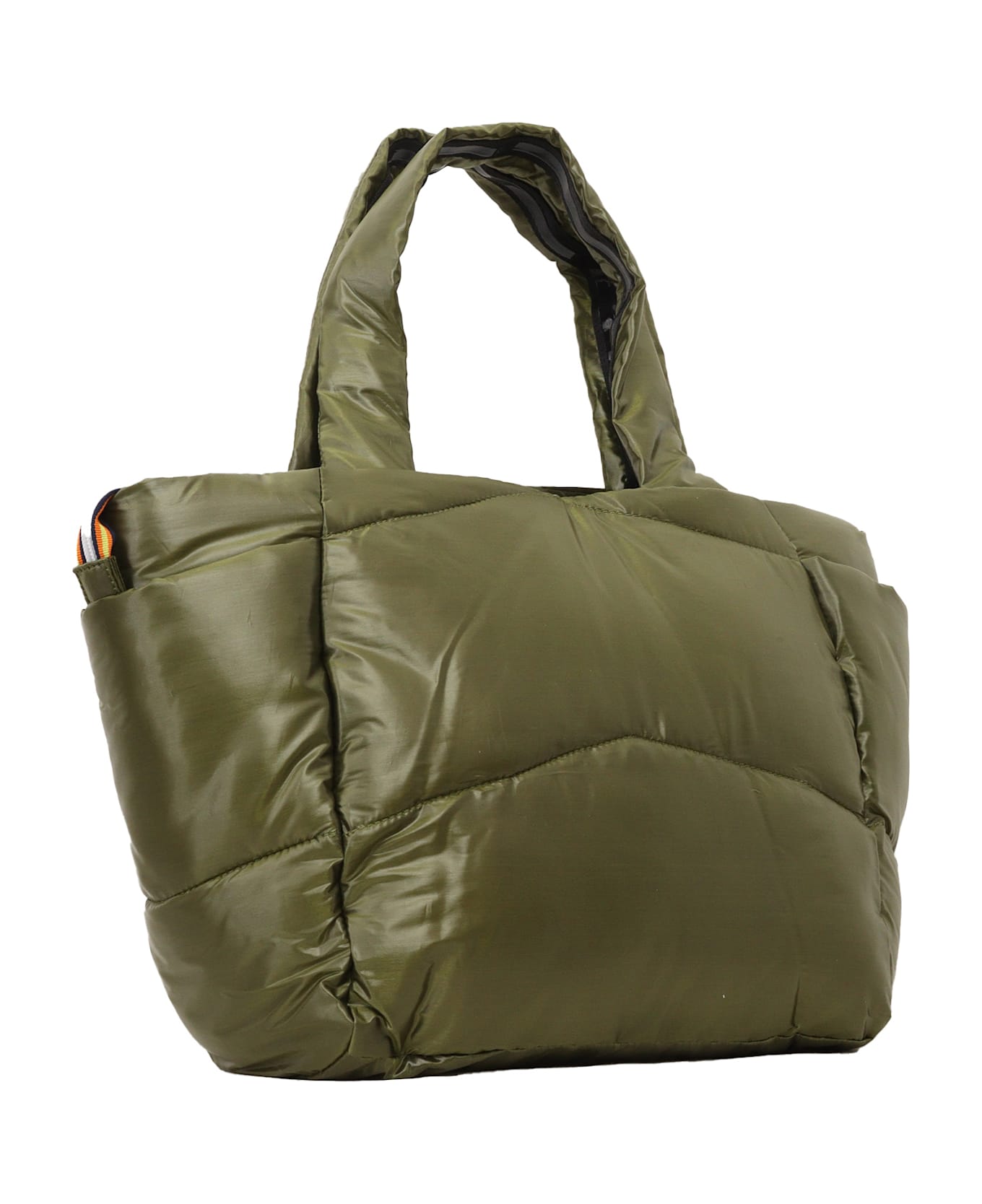 K-Way Nin Crystal Chintz Tote Bag - GREEN
