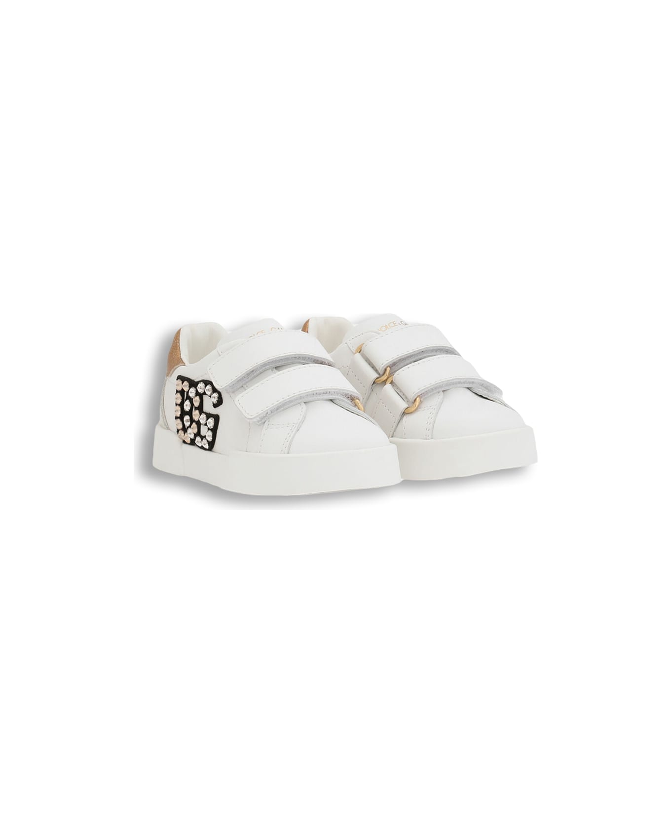 Dolce & Gabbana Sneaker - Bianco oro