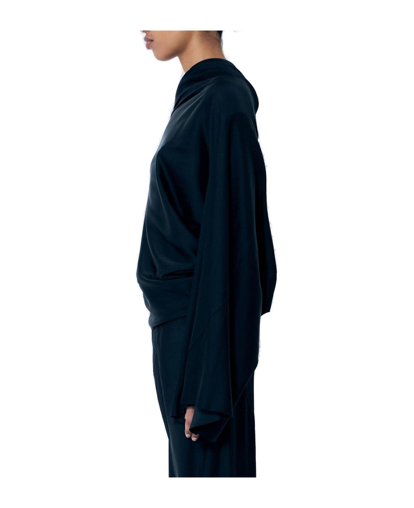 Rick Owens One-sleeved Top - Black