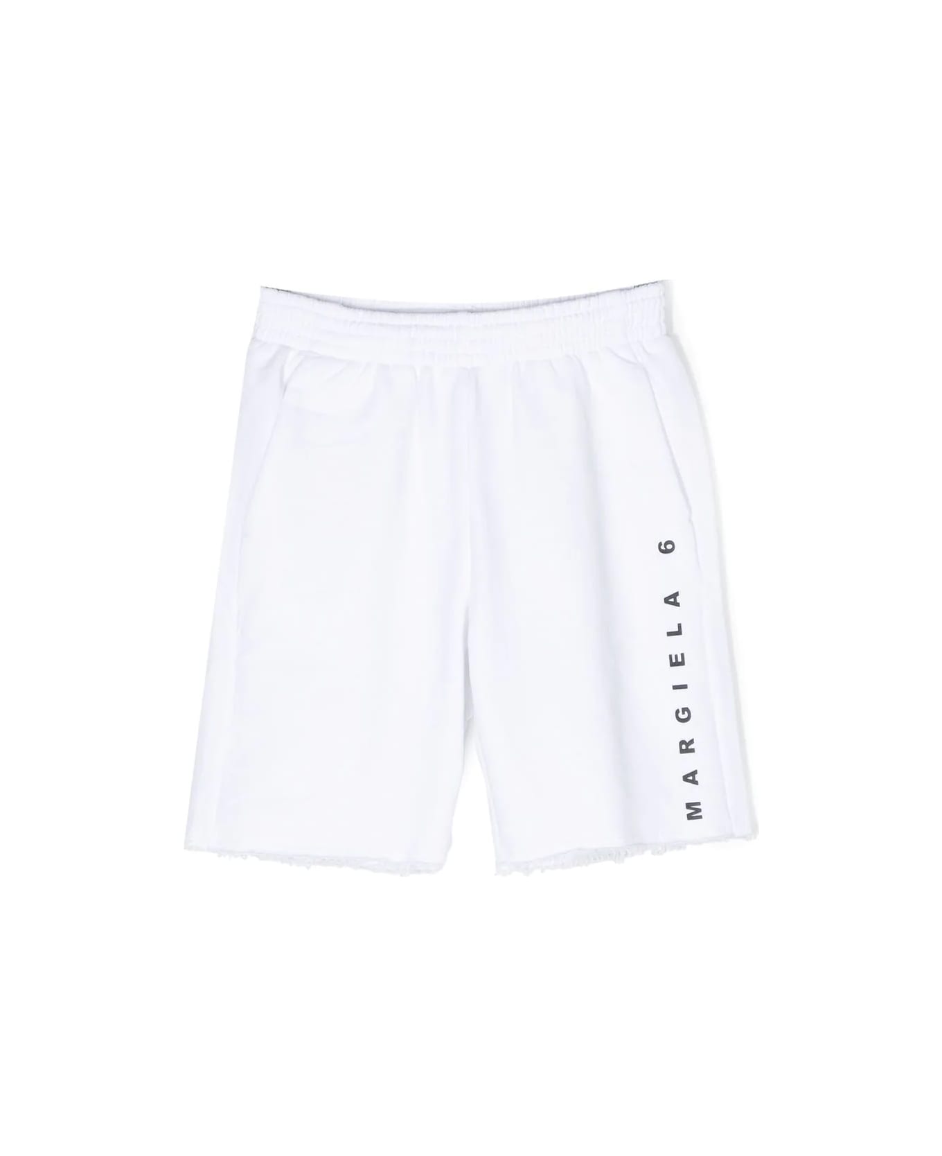 MM6 Maison Margiela Mm6p72u Short Pants - White ボトムス