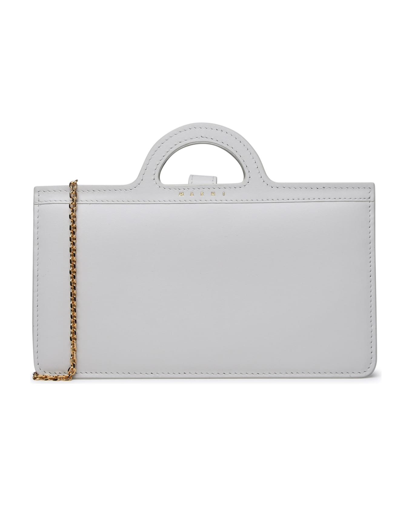 Marni 'tropicalia' White Calf Leather Bag - White