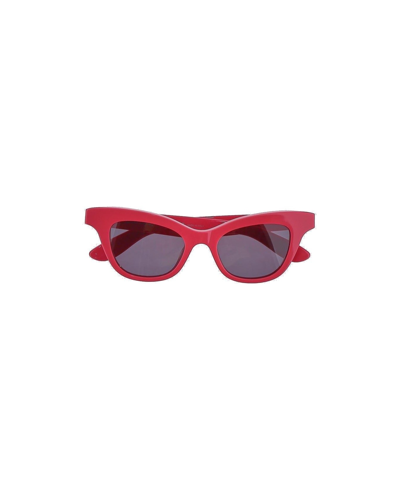 Alexander McQueen Cat-eye Frame Sunglasses - Pink/grey