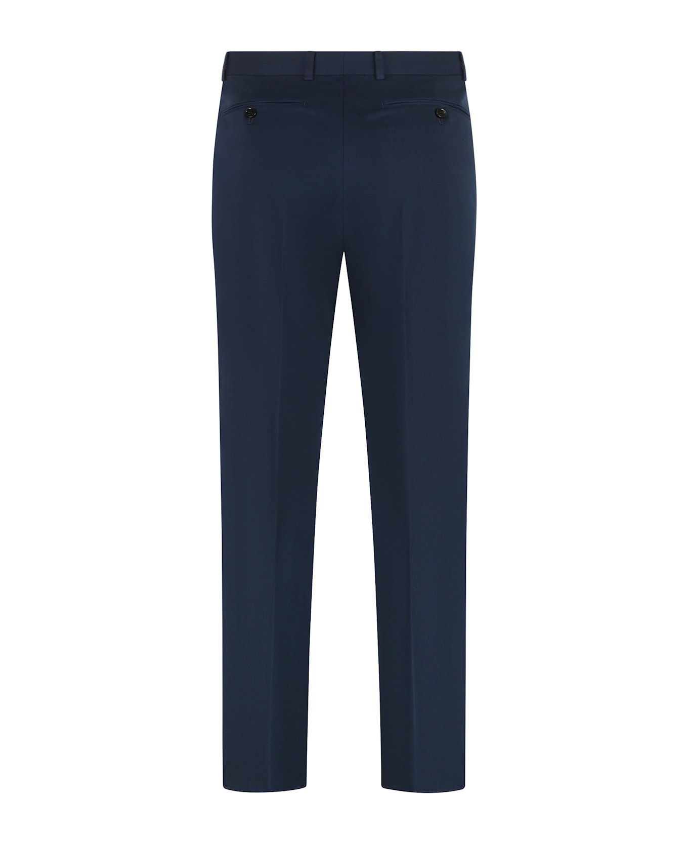 Gucci Cotton Gabardine Trousers - blue