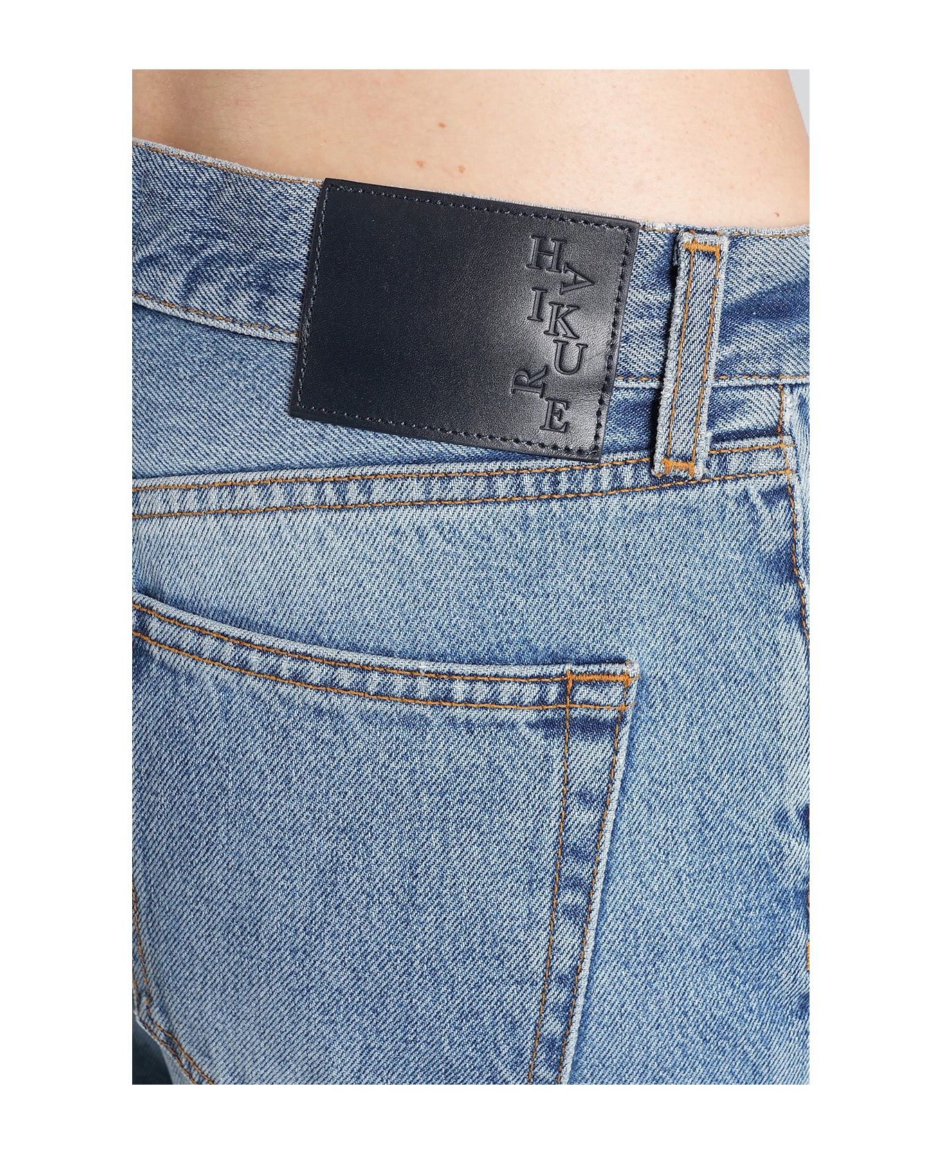 Haikure Flora Jeans In Blue Denim - blue
