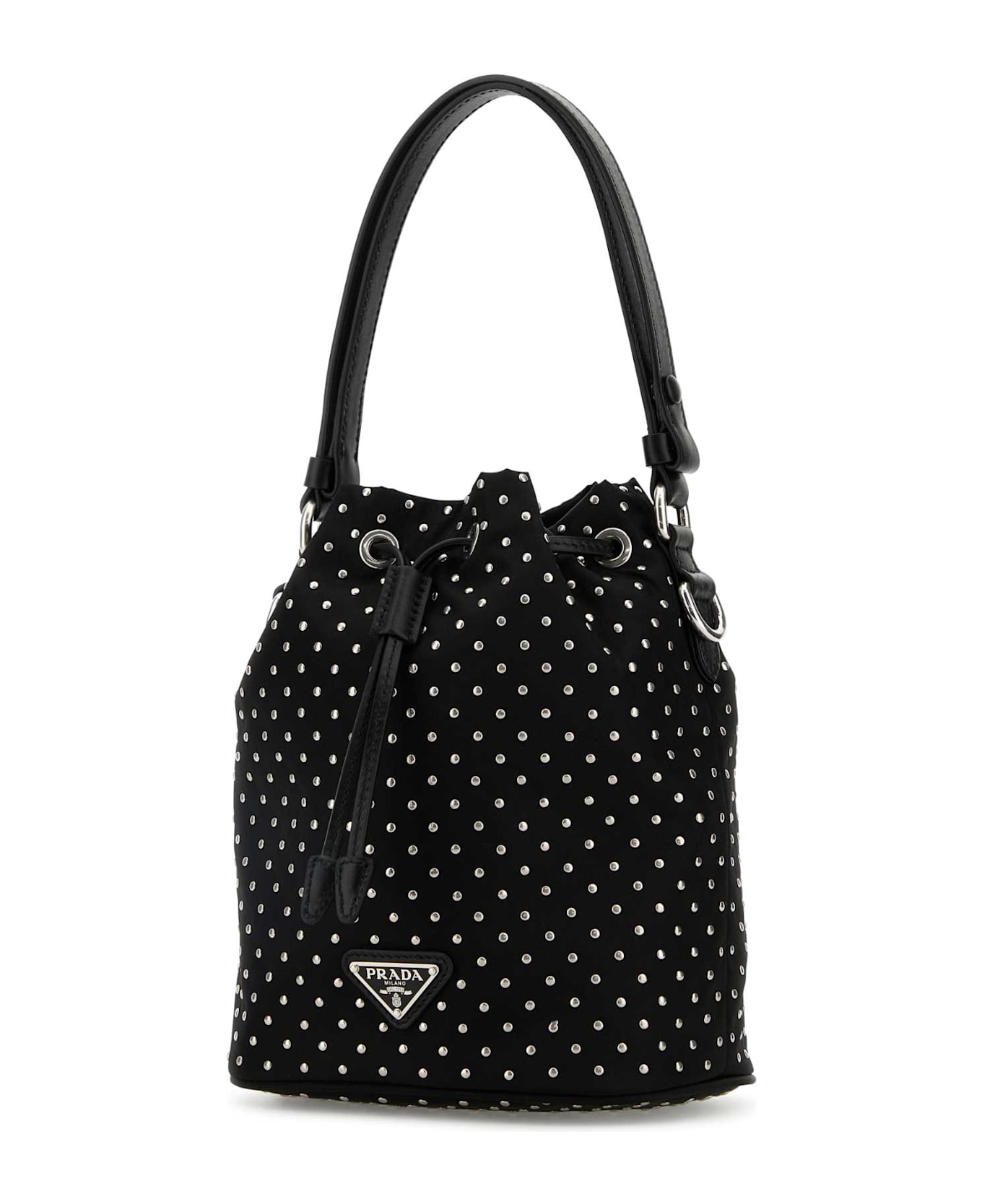 Prada Black Re-nylon Bucket Bag - NERO