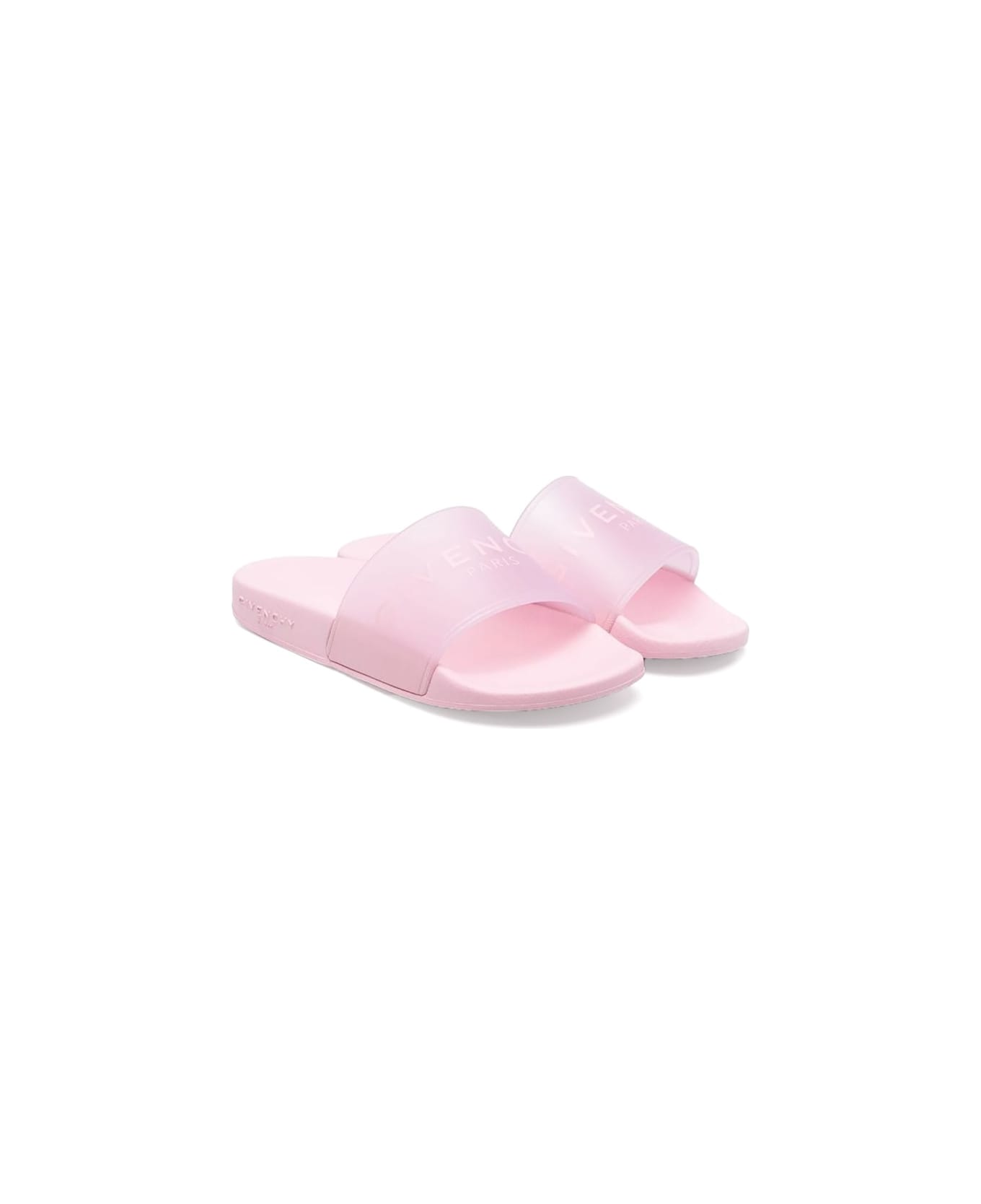 Givenchy Rubber Logo Slipper - PINK