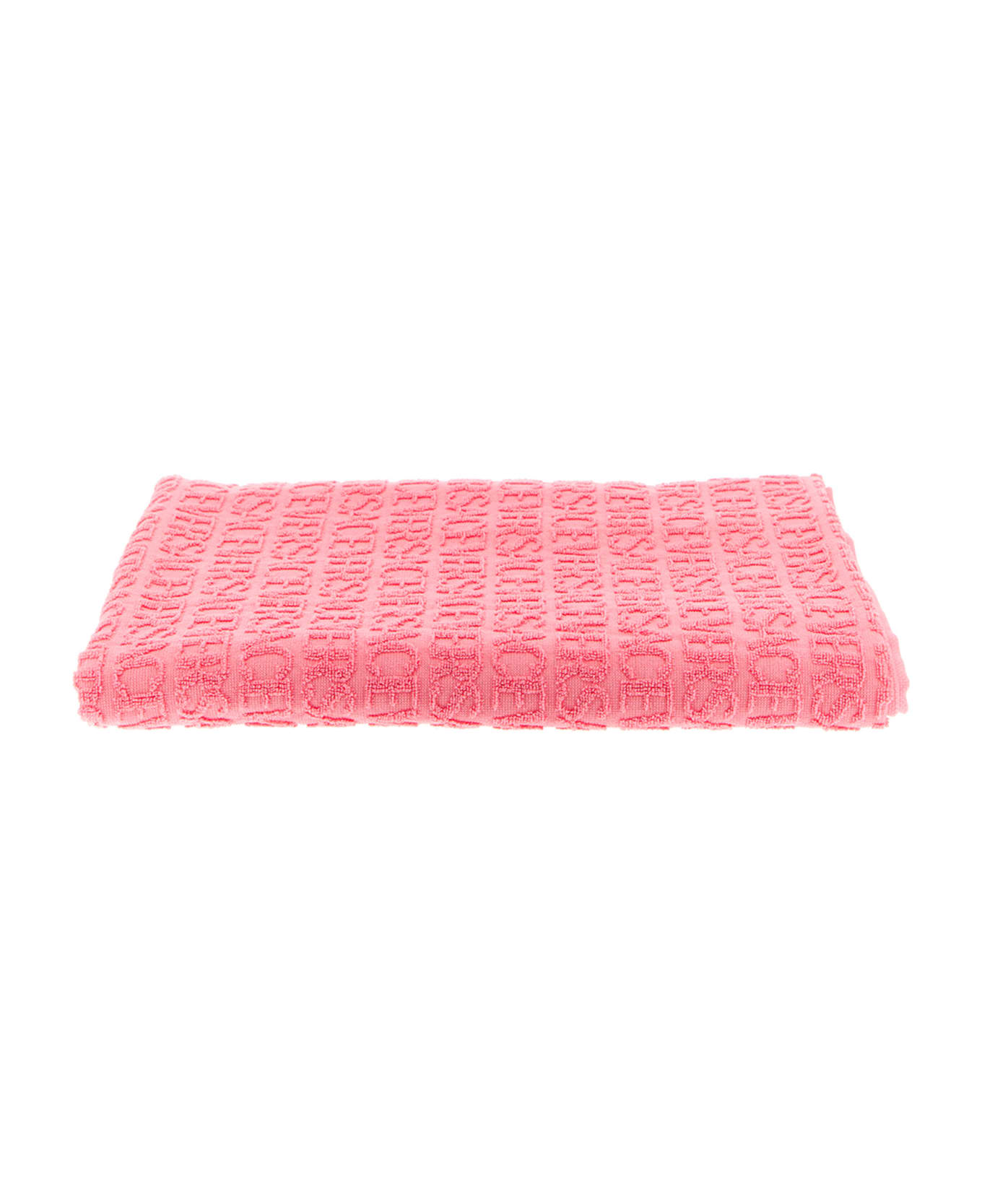 Versace 'versace Allover Polka Dot' Capsule Bath Towel - Pink