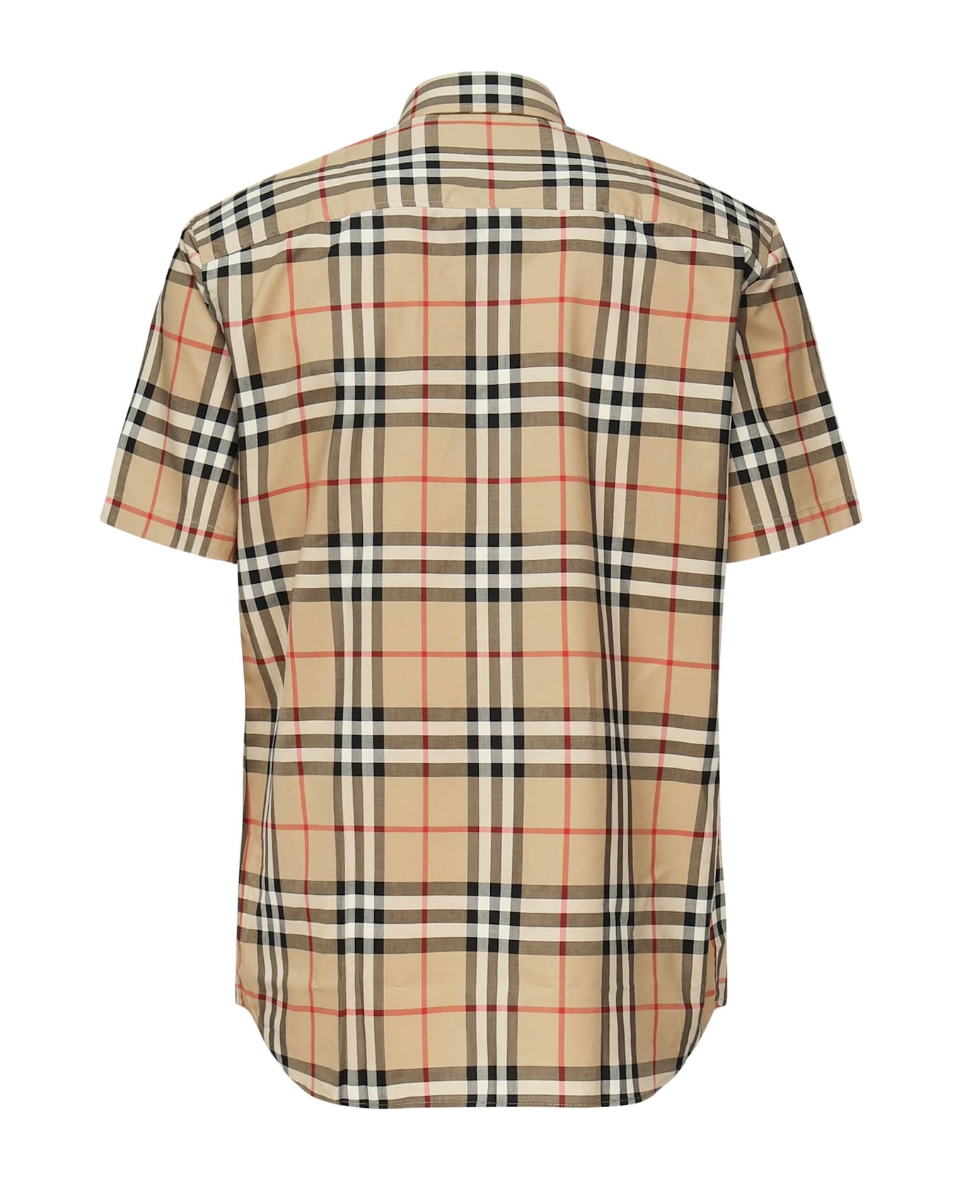 Burberry 
check
 Shirt - SAND