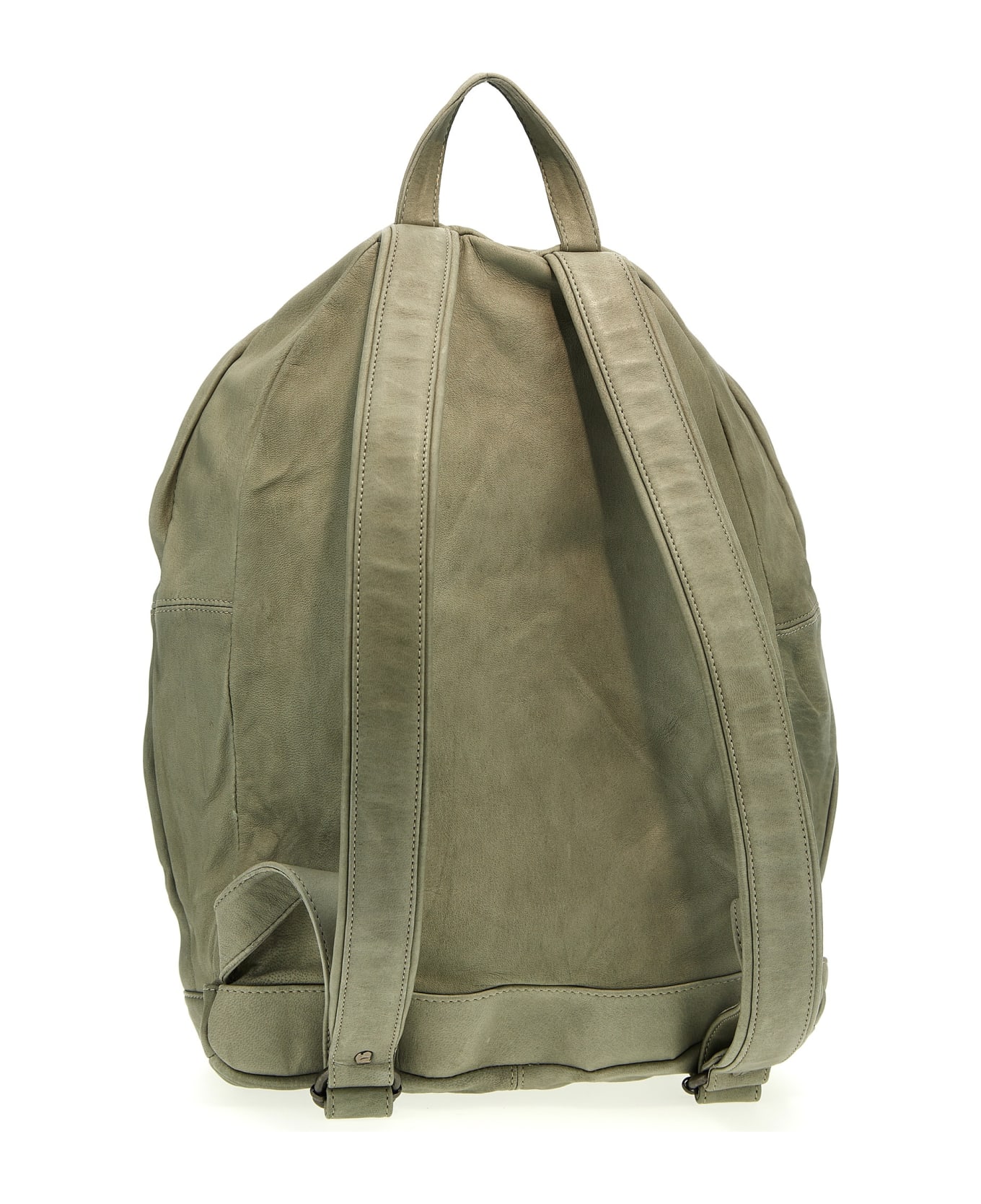 Giorgio Brato Leather Backpack - Green