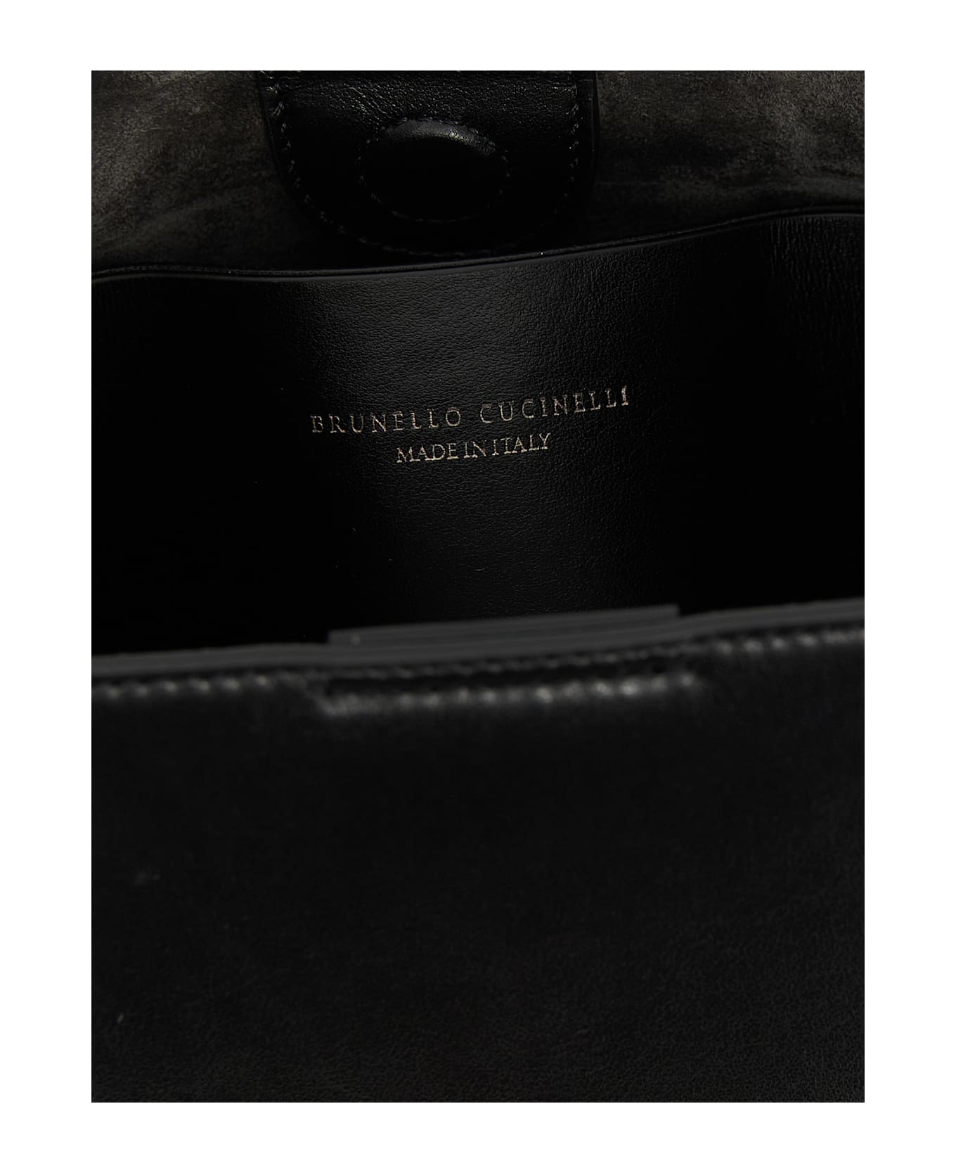 Brunello Cucinelli 
essence
 Small Handbag - Black  