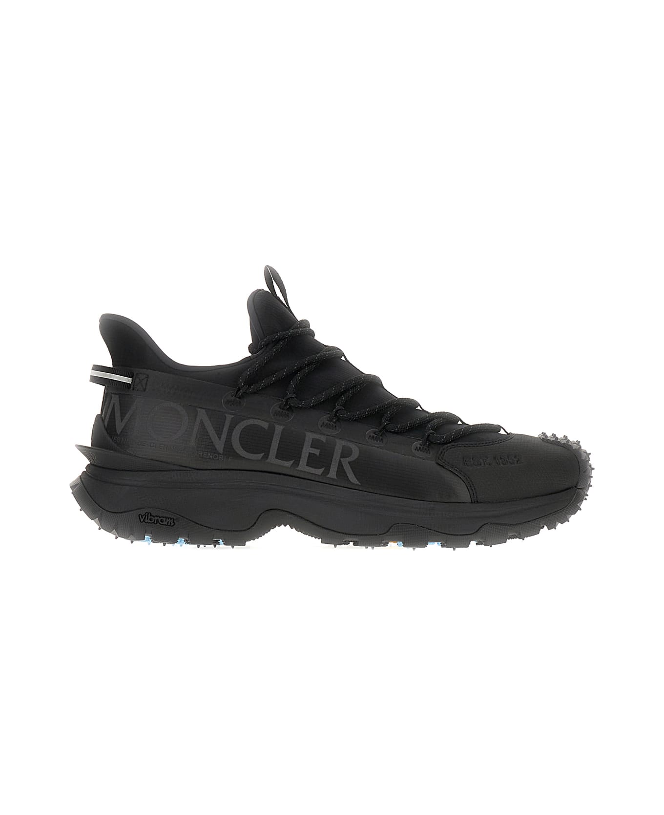 Moncler Black Nylon Trailgrip Lite 2 Sneakers - Nero