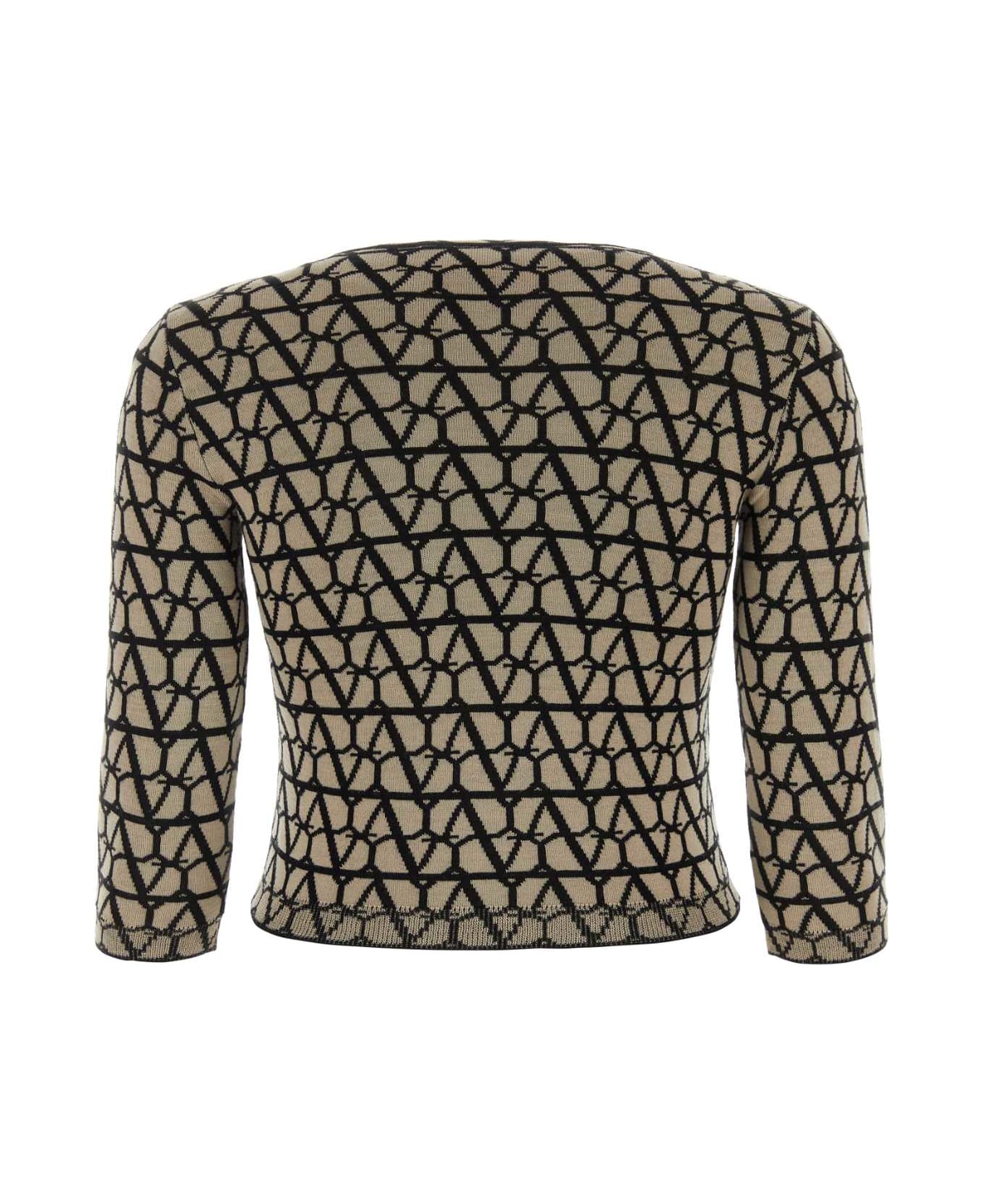 Valentino Garavani Toile Iconographe Wool Sweater - BEINER フリース