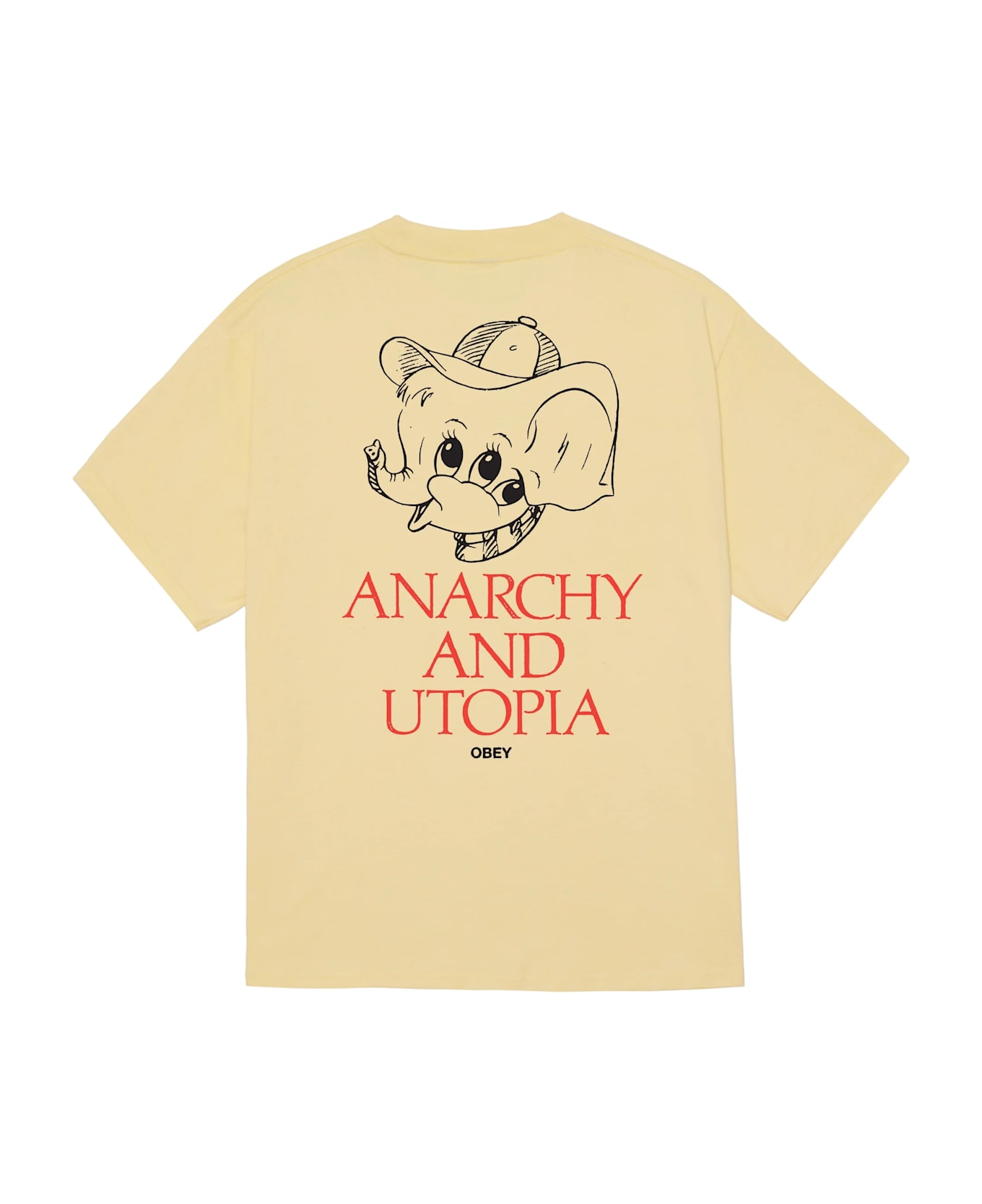 Obey Anarchy 
Utopia Tee - Anf Pigment Anise Flower