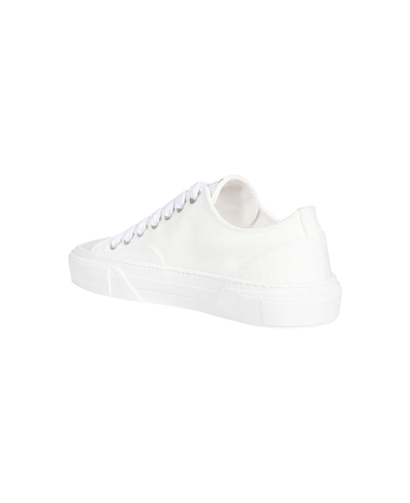 MSGM Canvas Sneakers - White