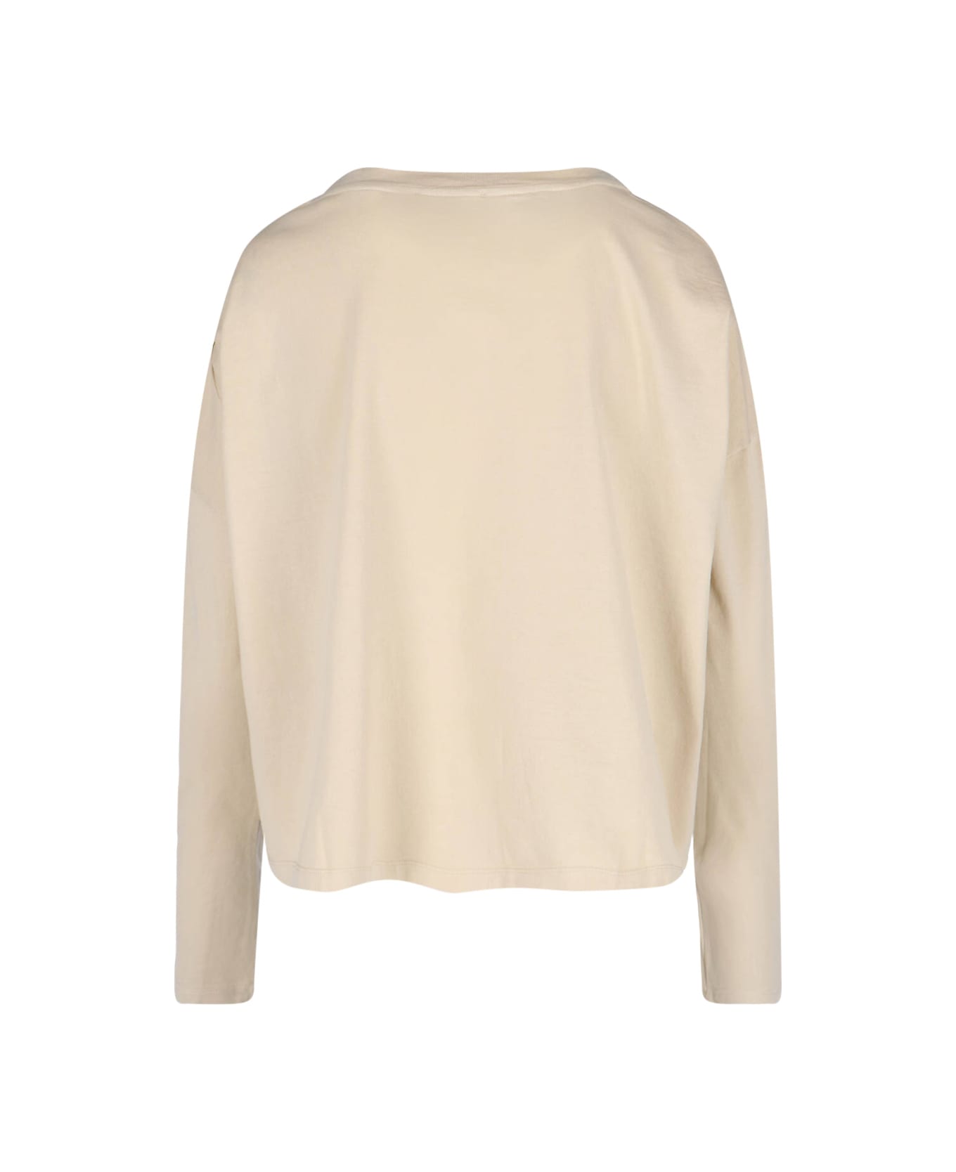 Ma
ry
ya Round Neckline T-shirt - Beige