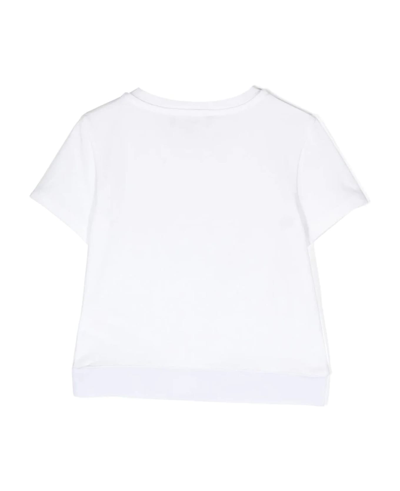 DKNY White Cotton Tshirt - P Bianco Tシャツ＆ポロシャツ