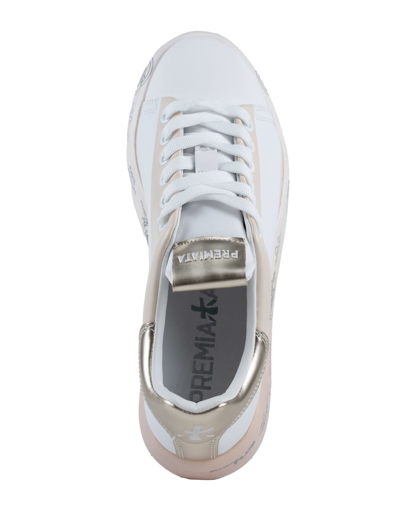 Premiata Sneakers Belle 7452 - Bianco/rosa