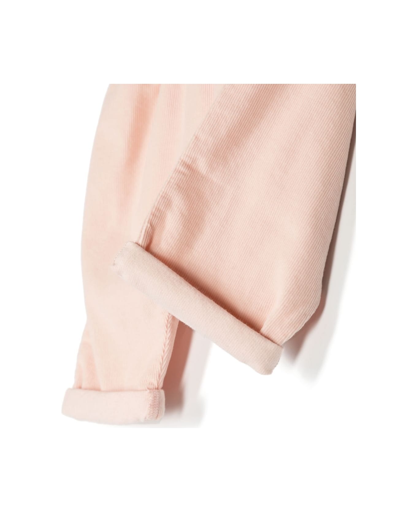 Teddy & Minou Ribbed Trousers - Pink ボトムス