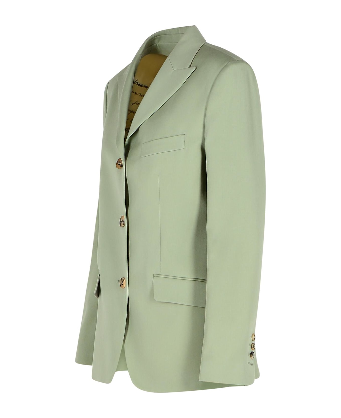 Golden Goose 
nima
 Green Virgin Wool Blazer - Green